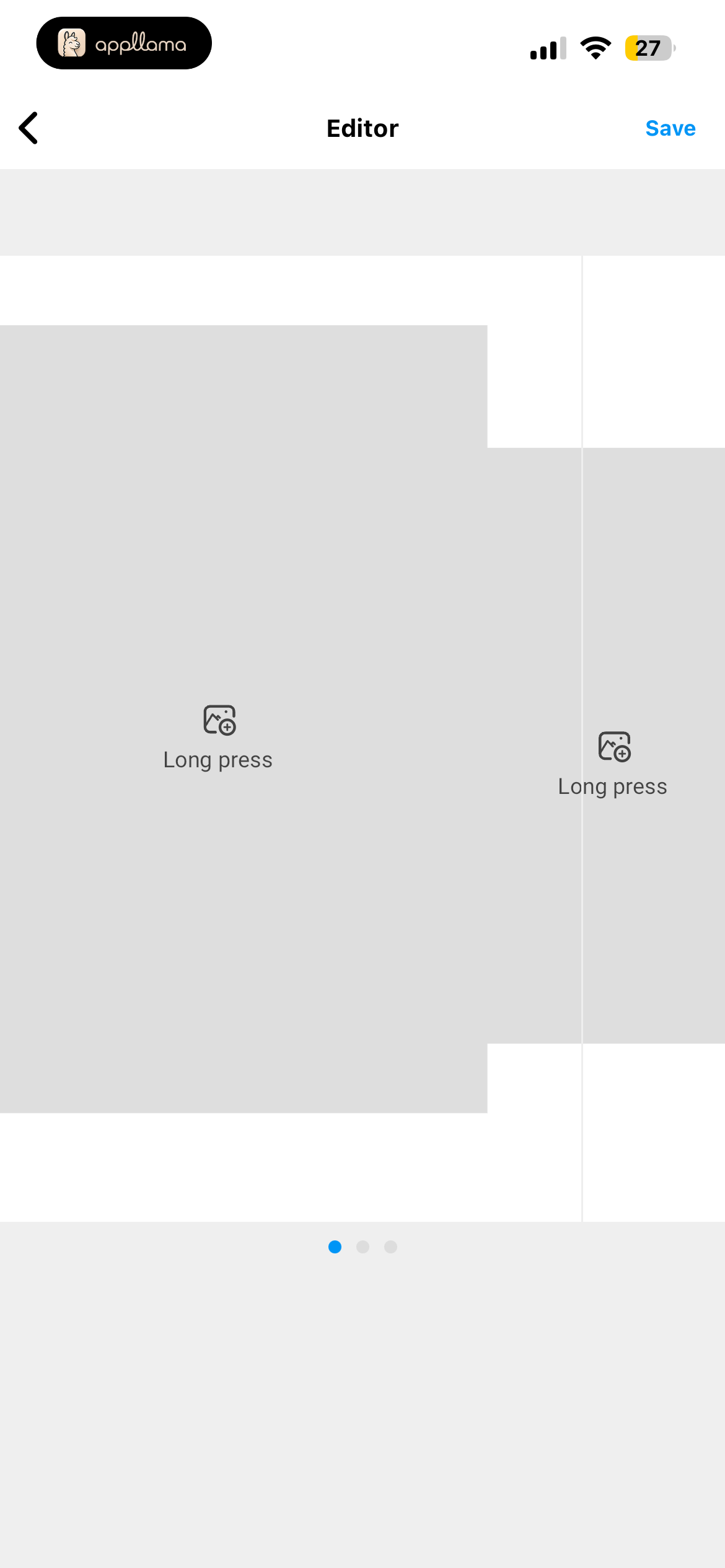 Layout Editor Loading