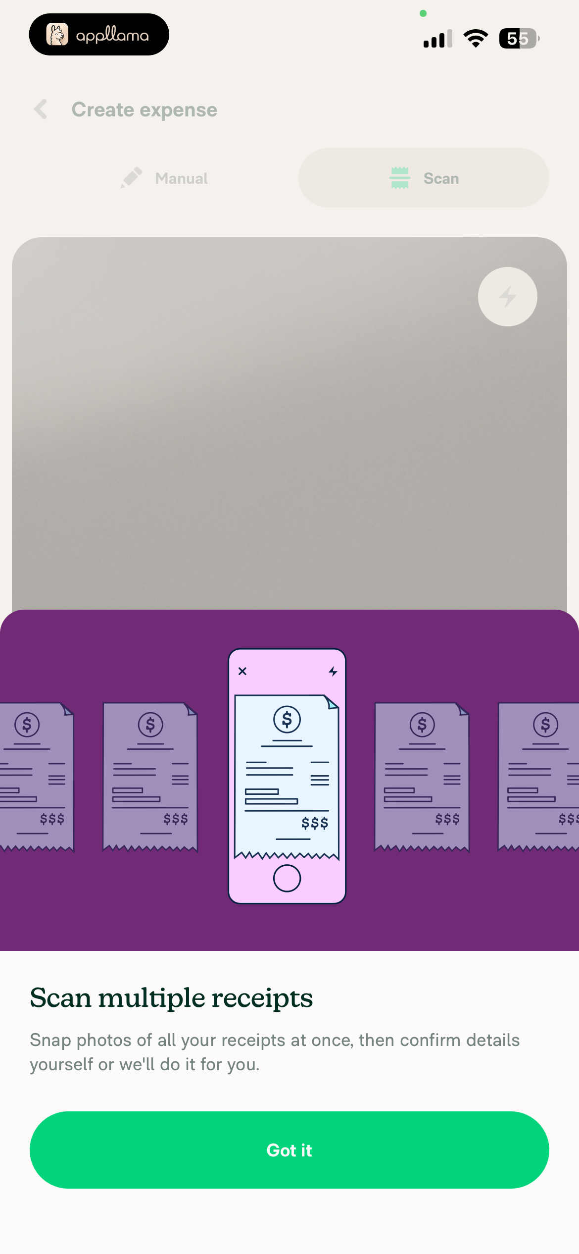 Multi Receipt Tip