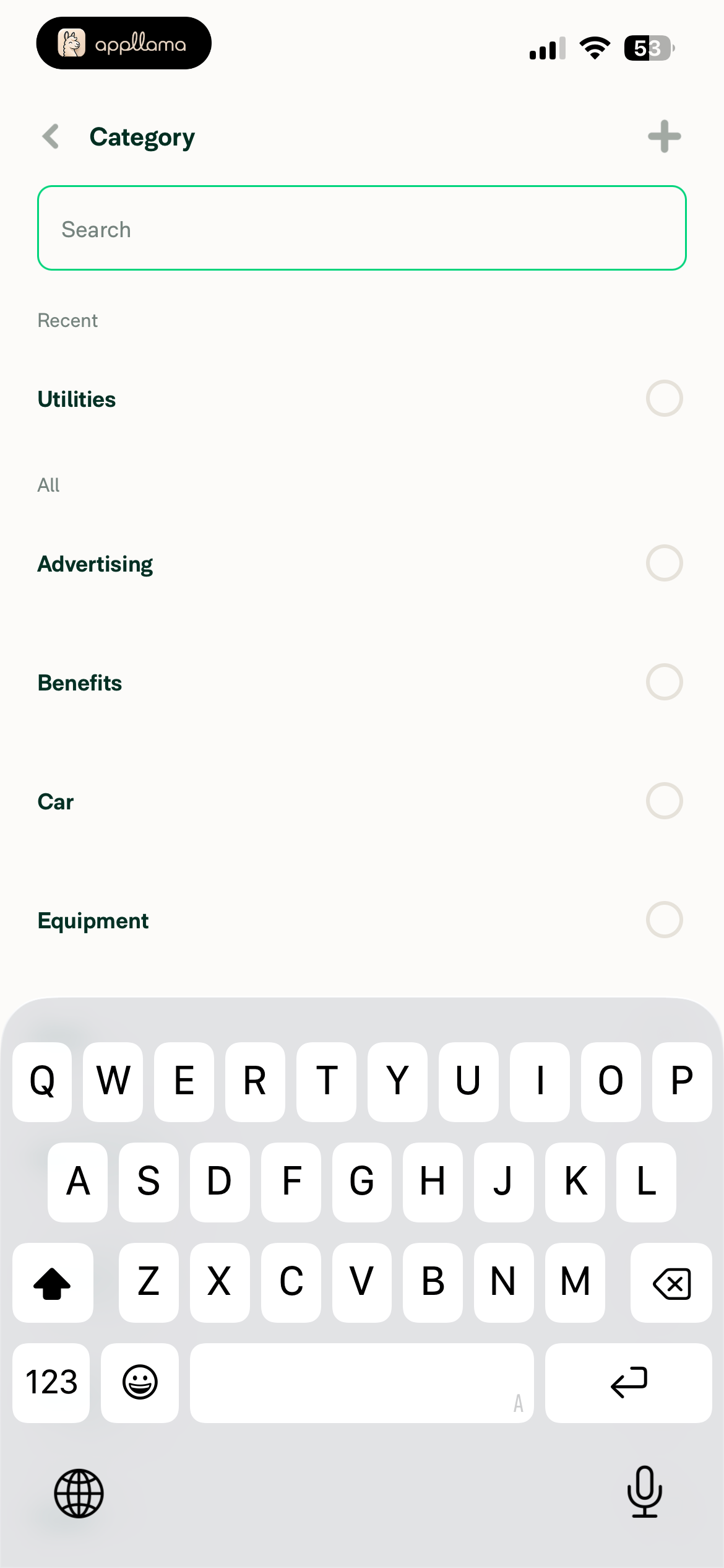 Category Picker