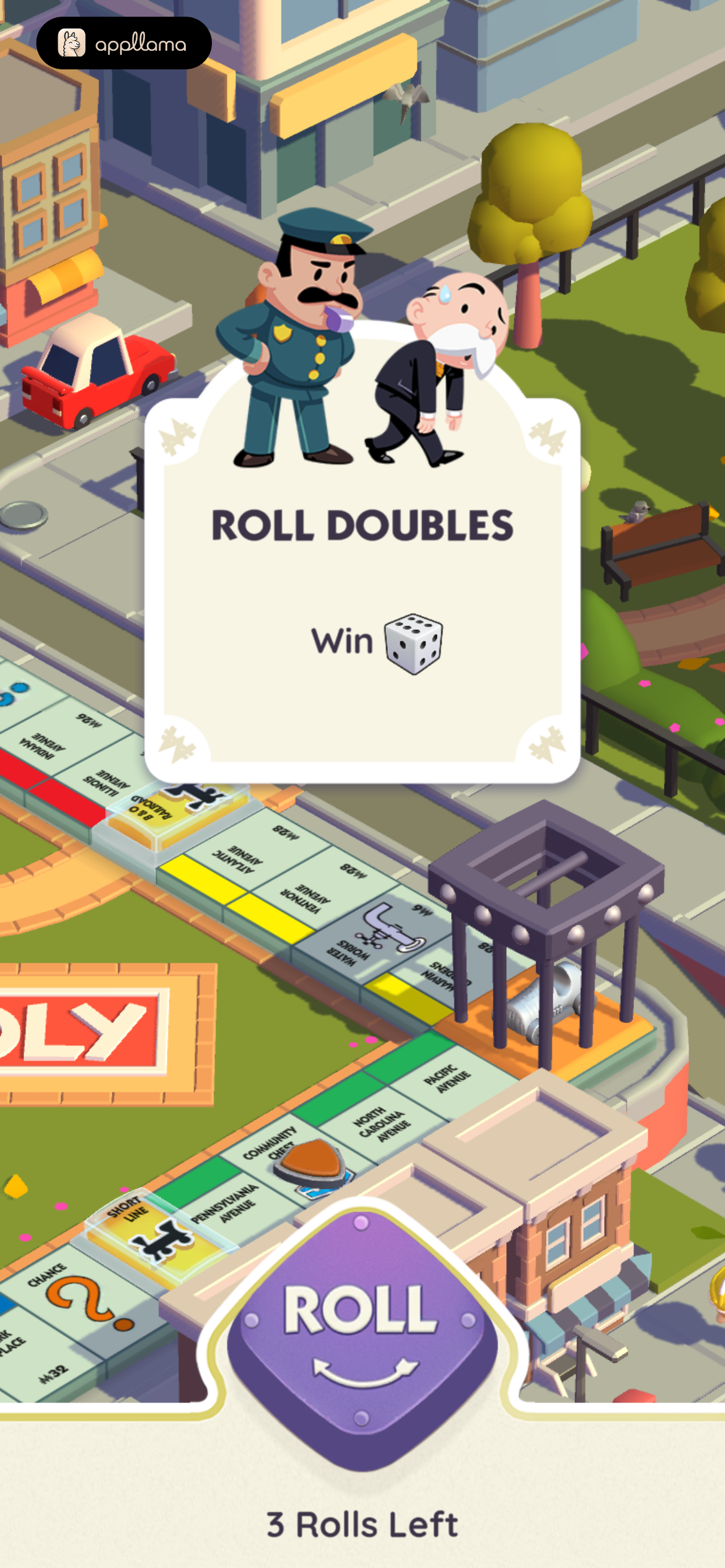 Roll Doubles Prompt