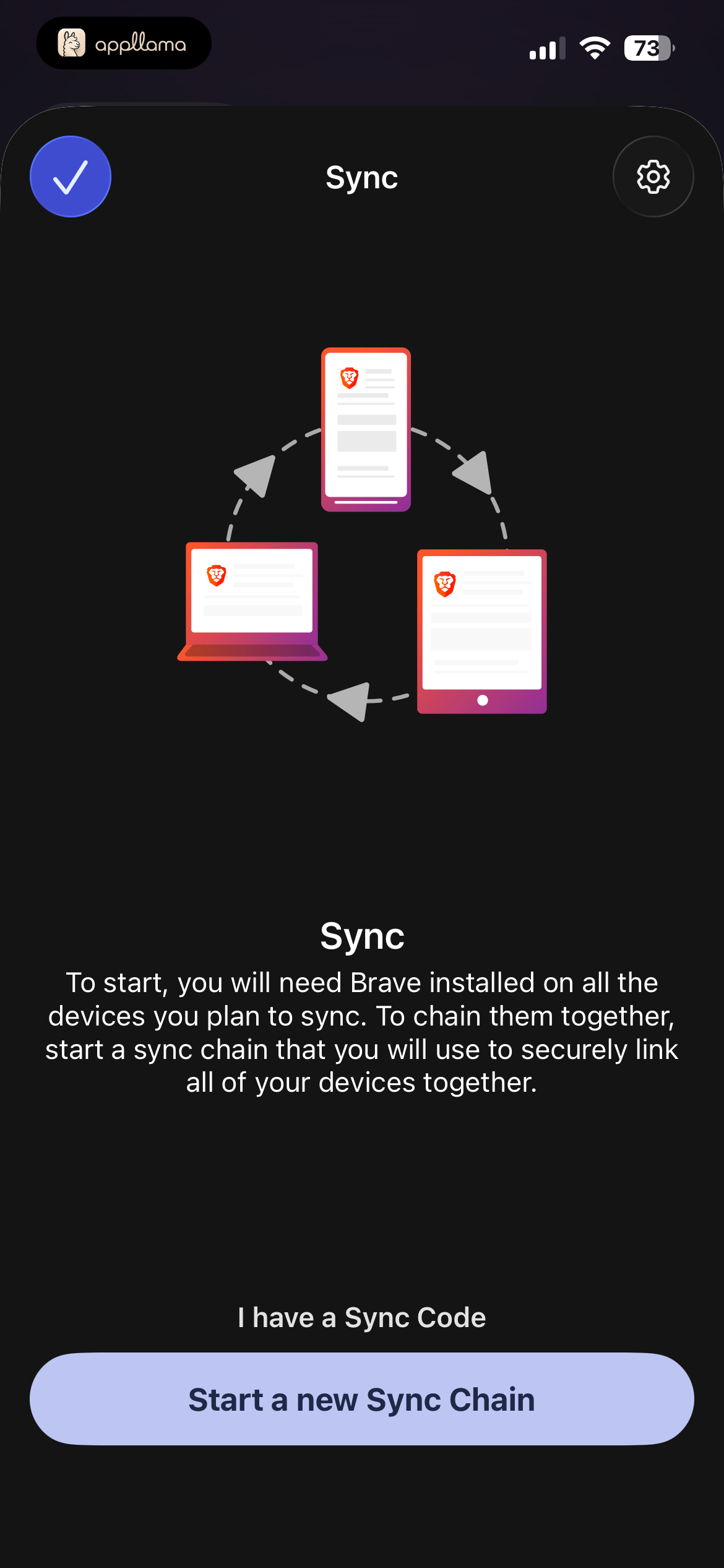 Sync Setup Intro