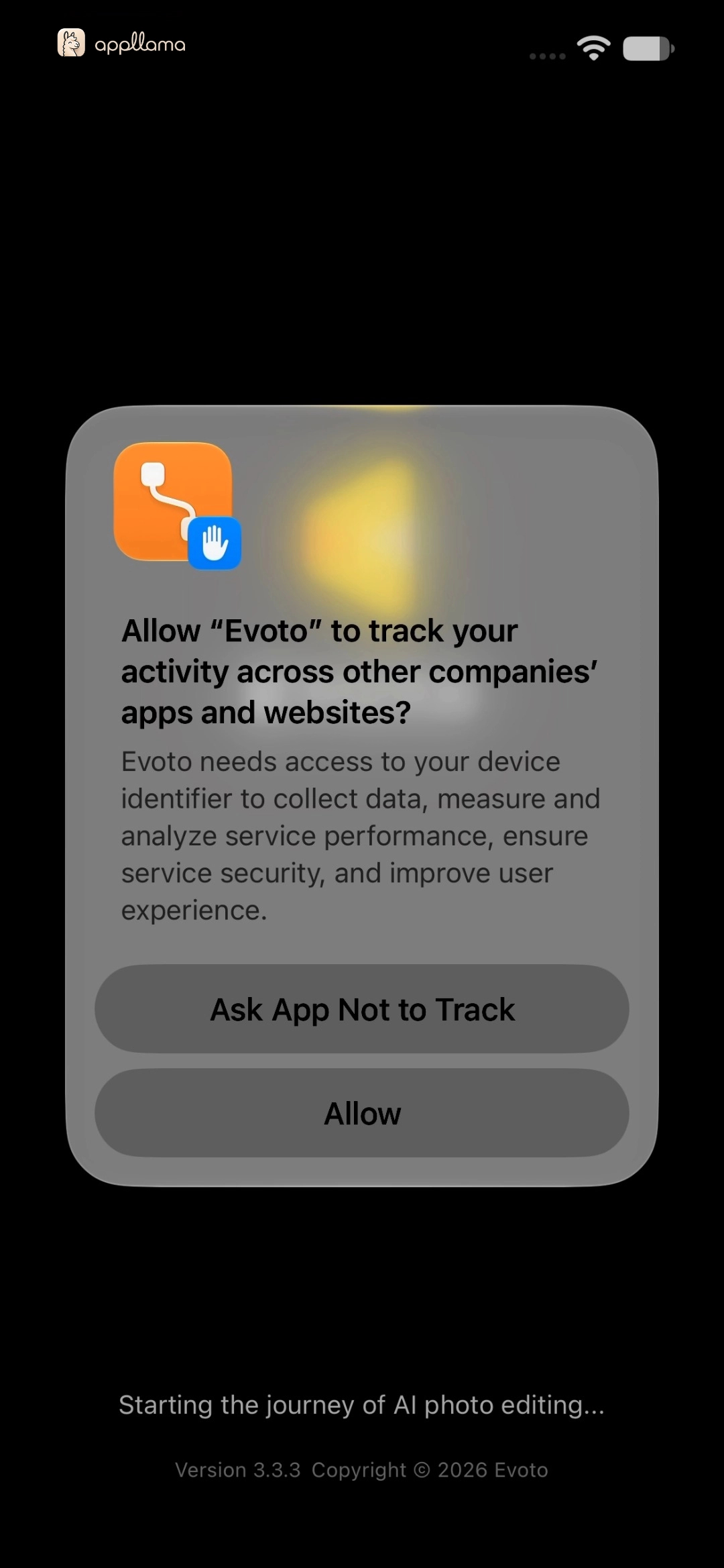 App Tracking Permission