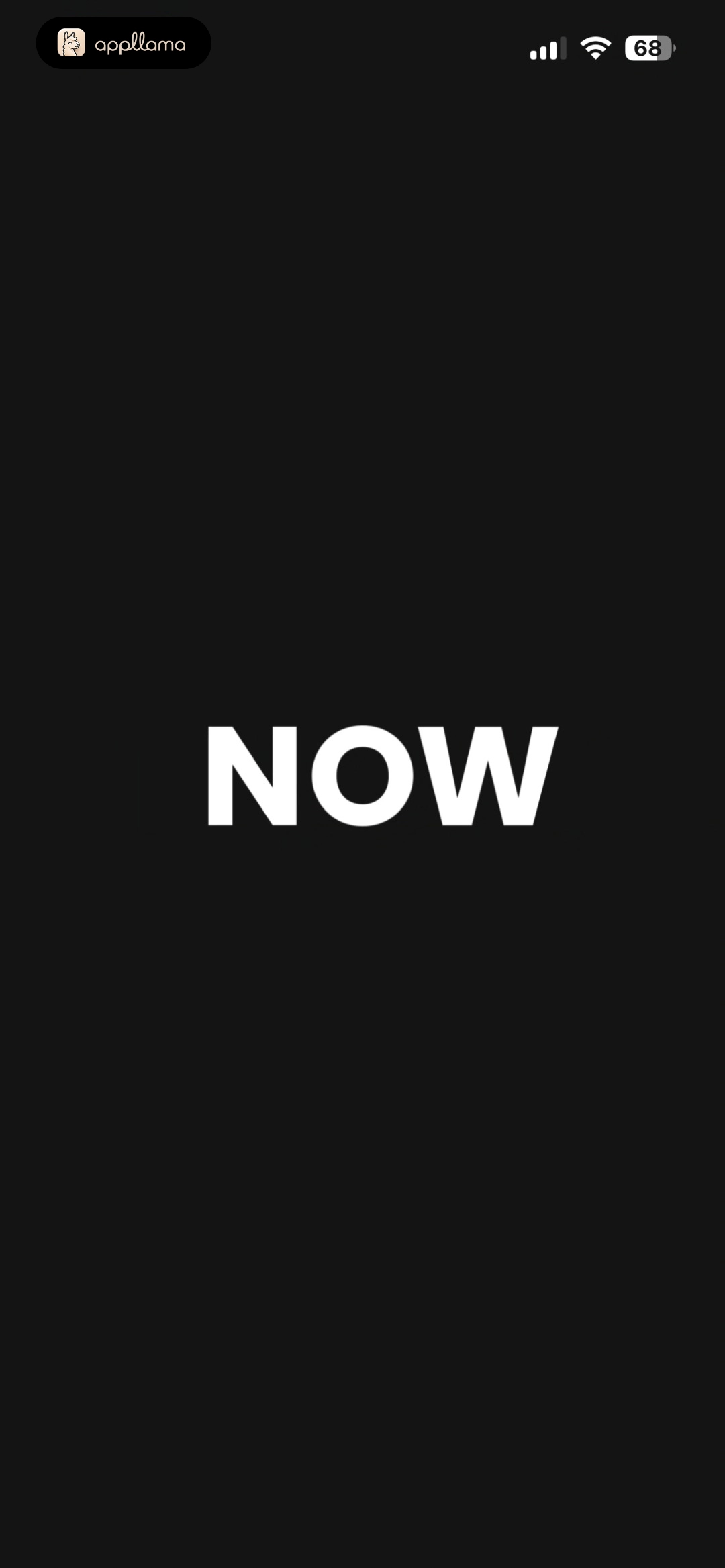 Now Word Transition