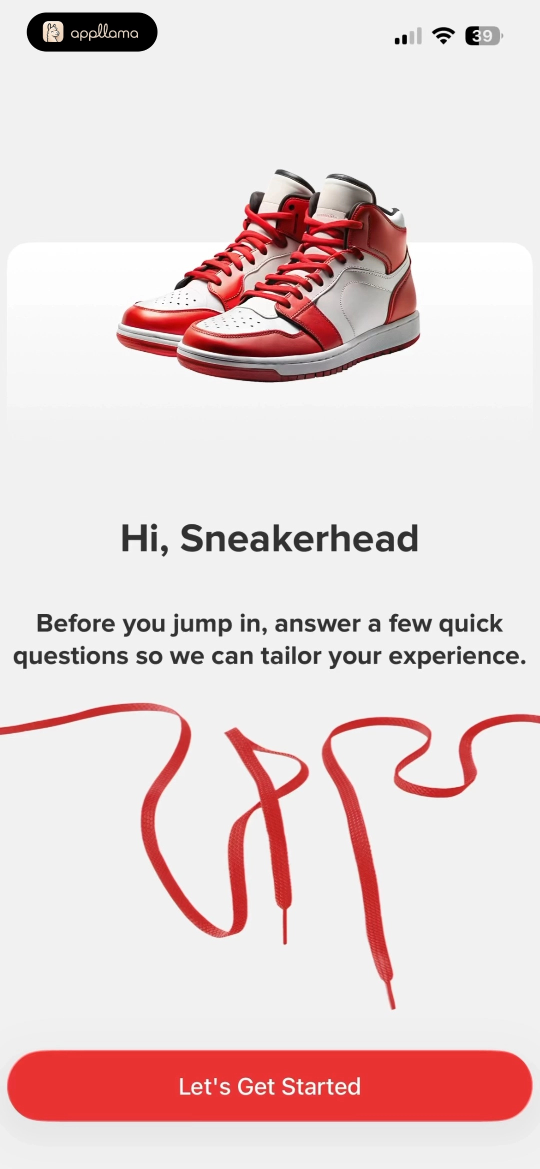 Sneakers Drops: Release＋Raffle home screen