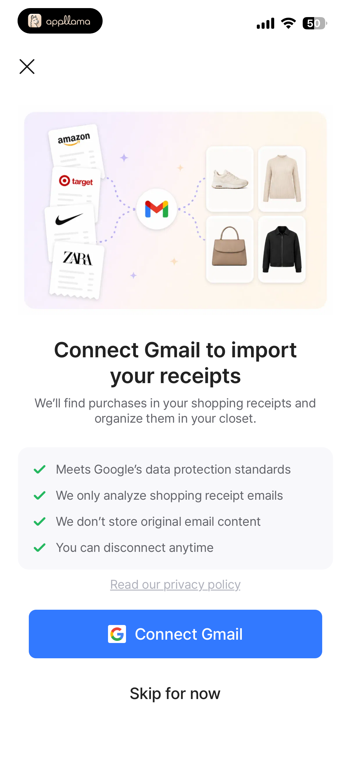 Gmail Import