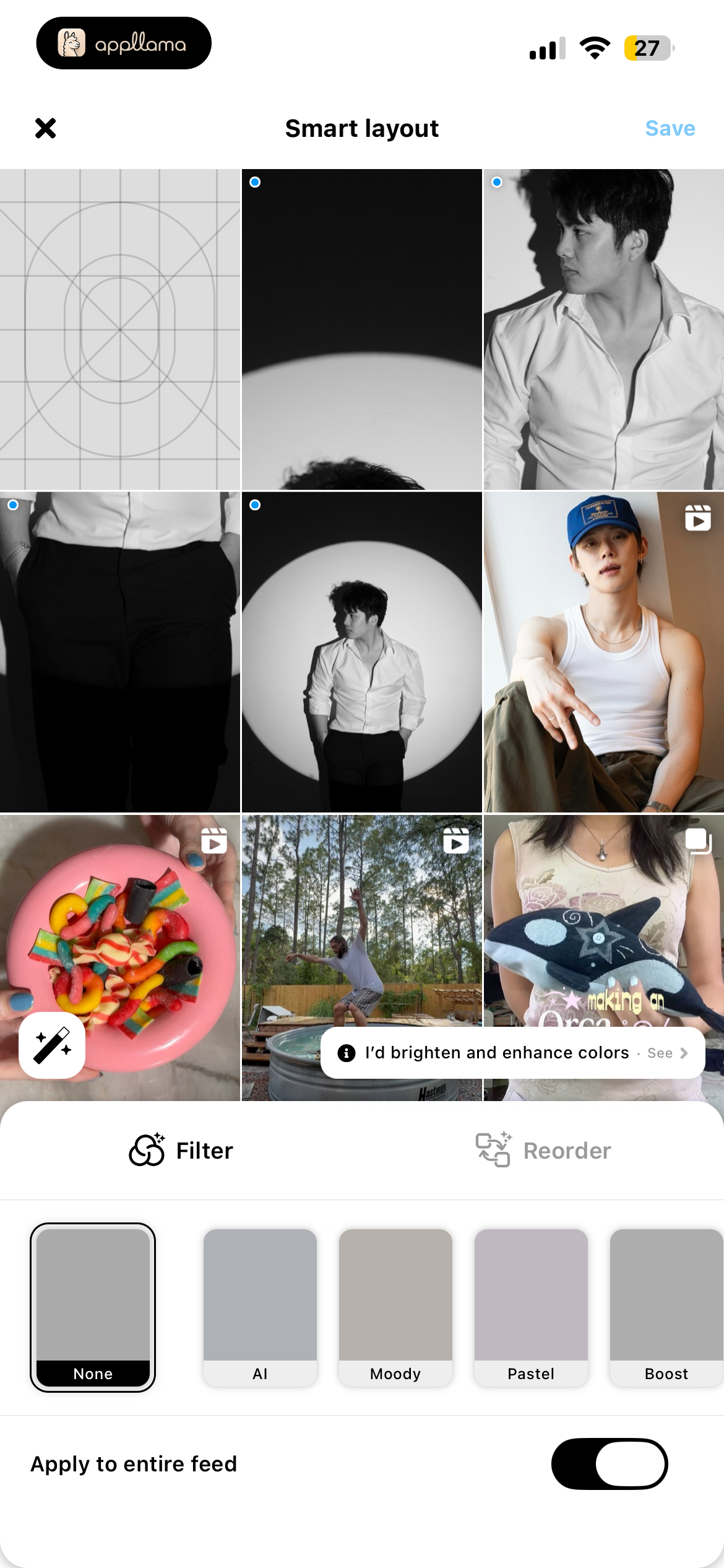 Smart Layout Filters
