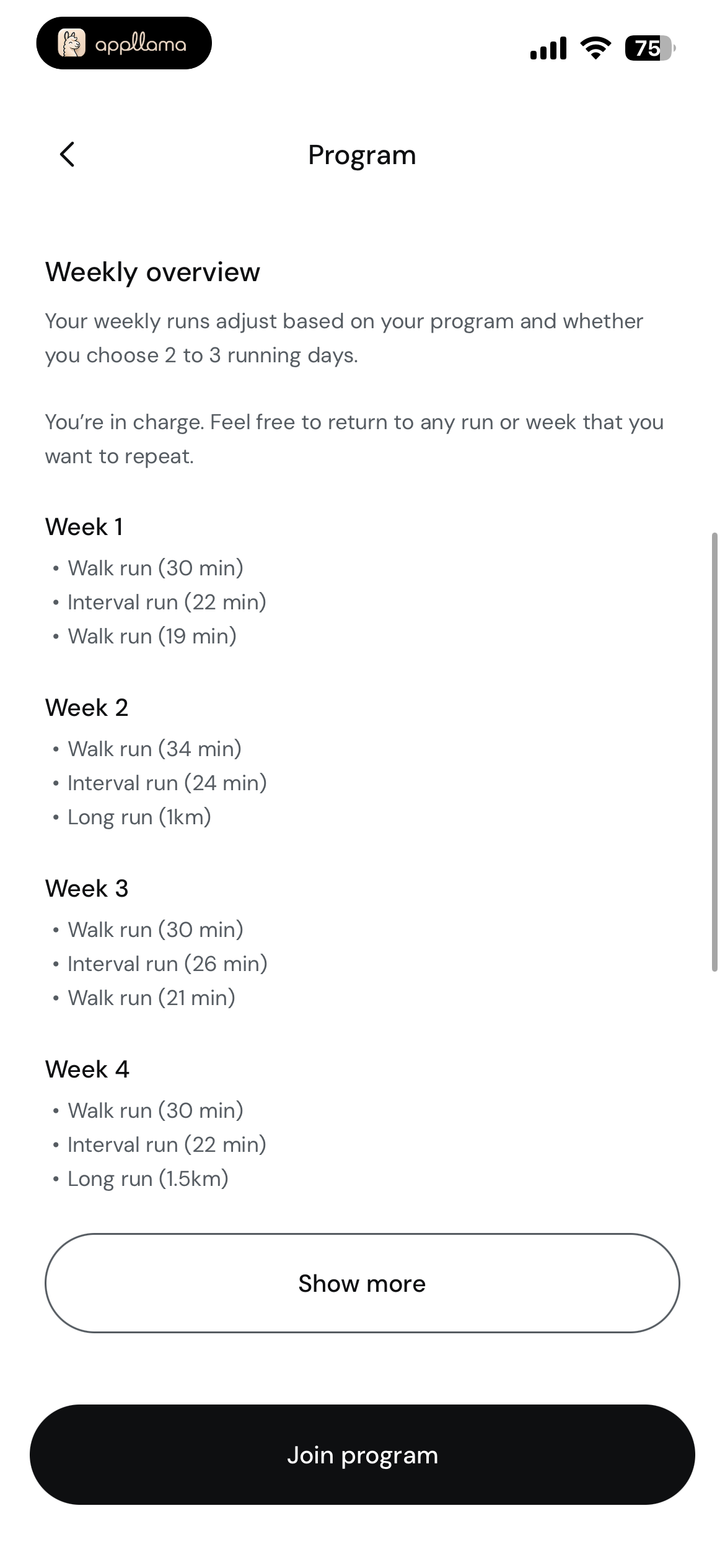Program Schedule