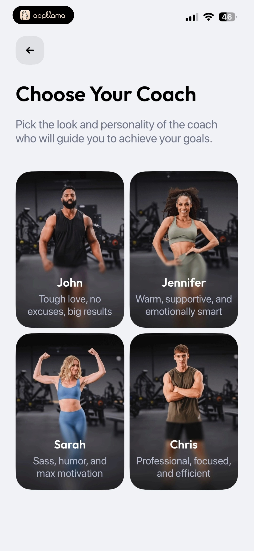 AI Coach Selection