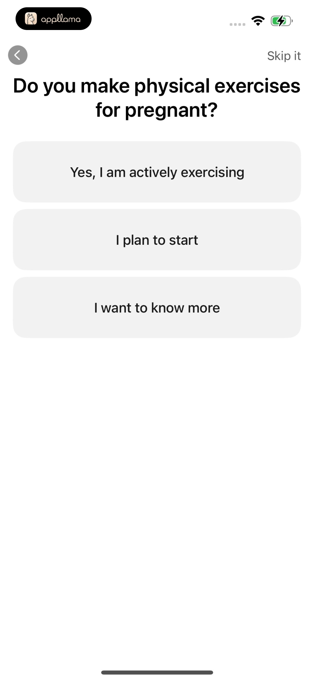 Exercise Status