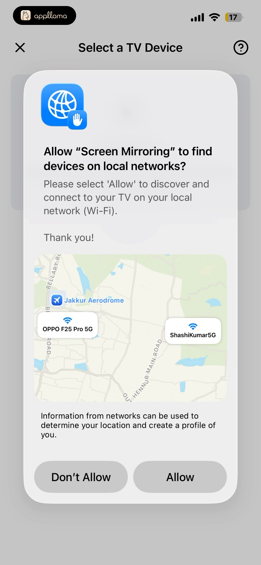 Local Network Permission