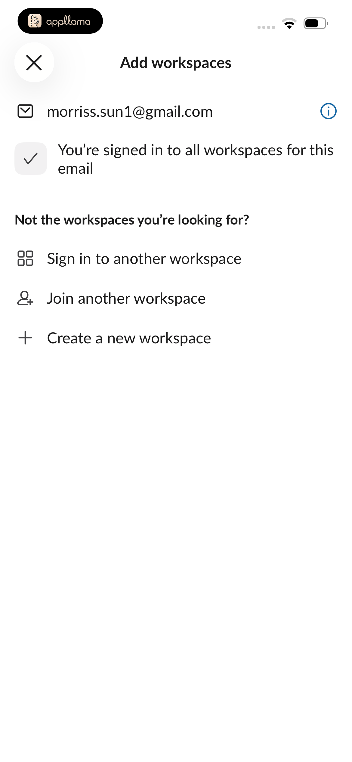 Add Workspaces