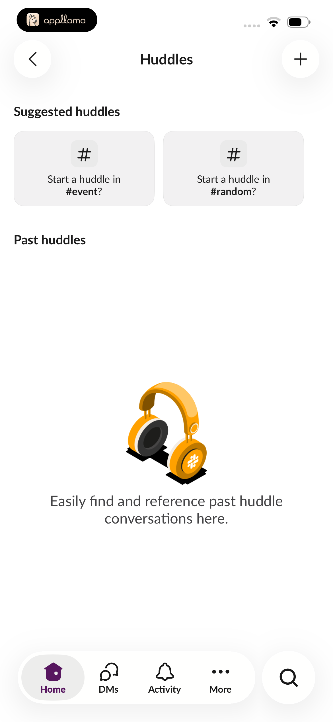 Huddles