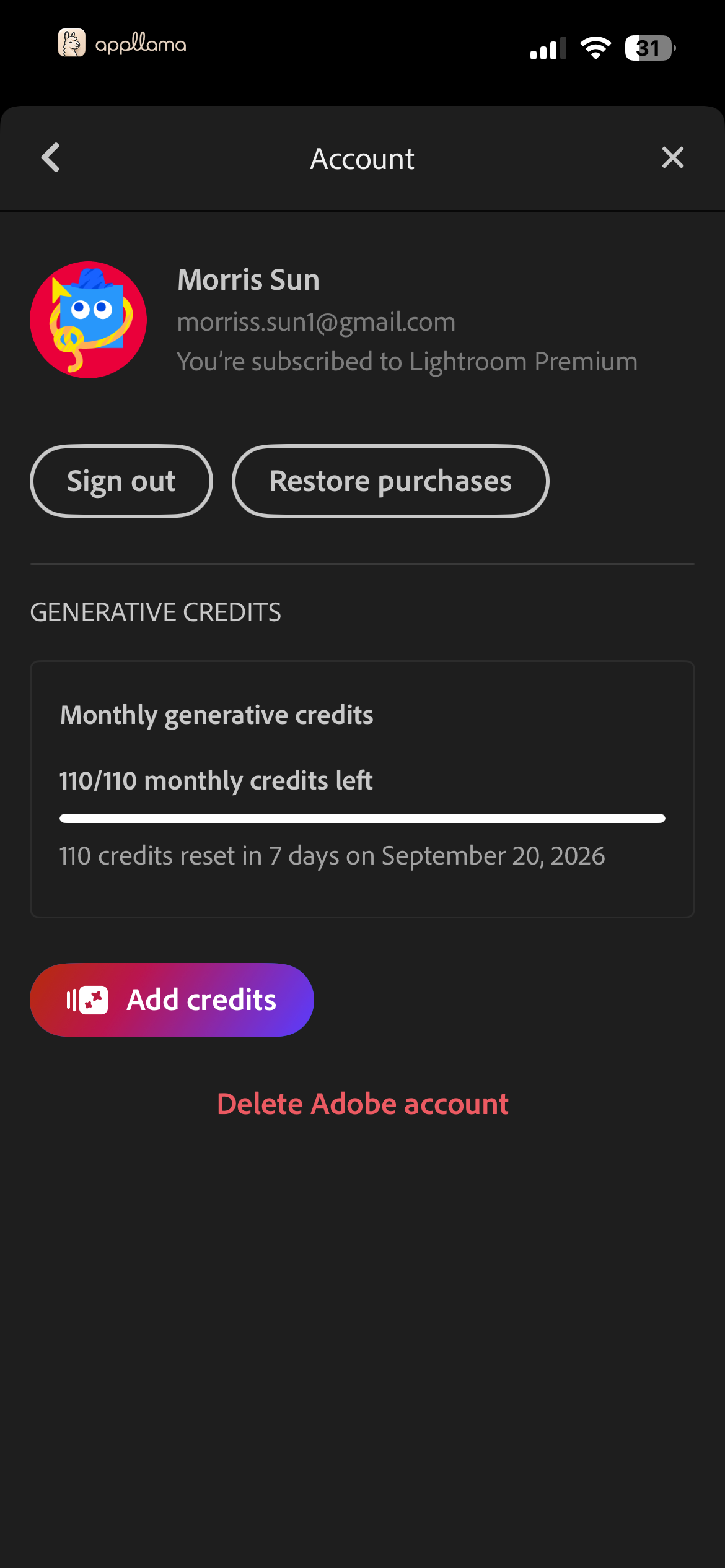 Account Settings