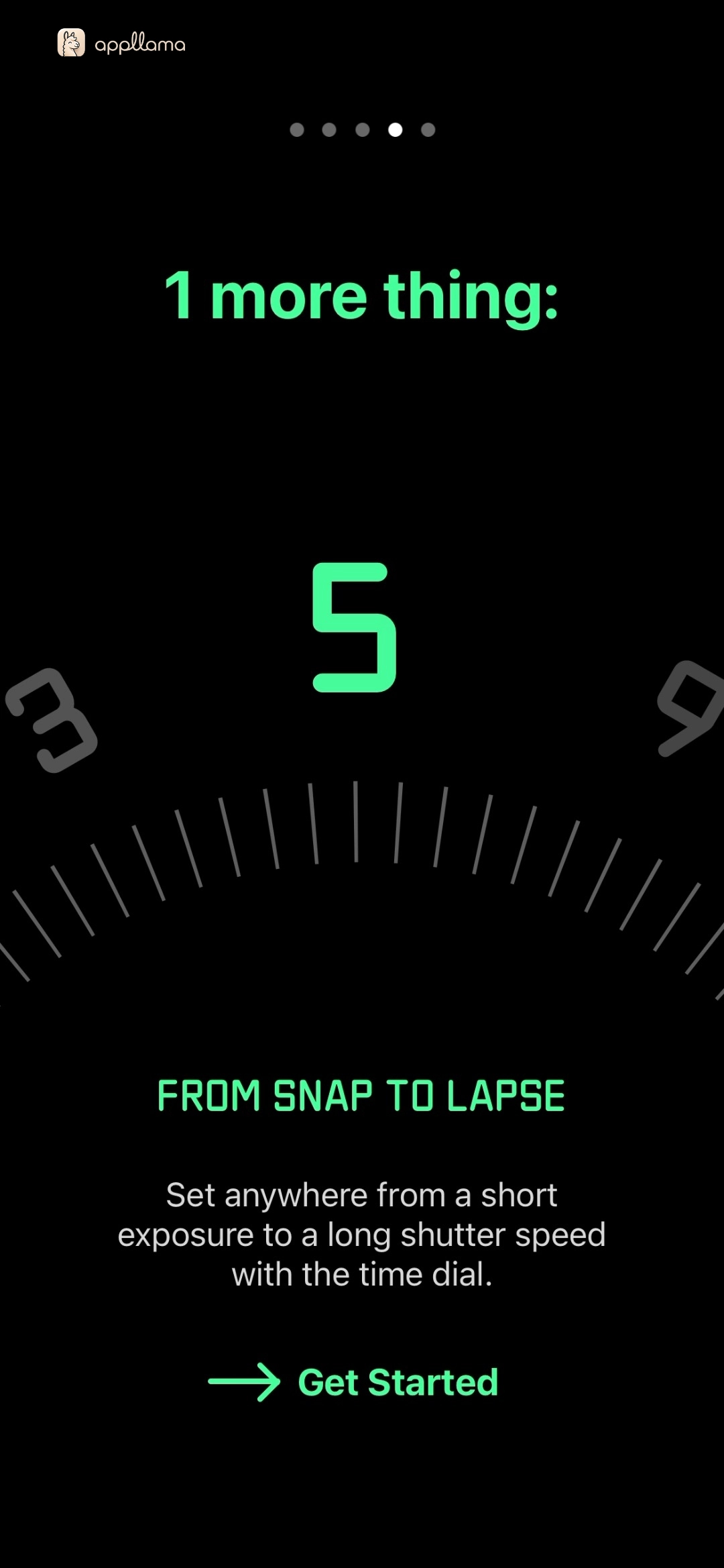 Exposure Dial Onboarding