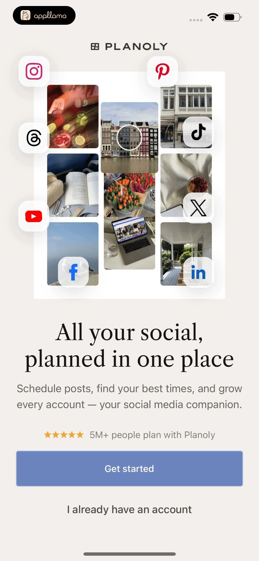 Welcome Screen