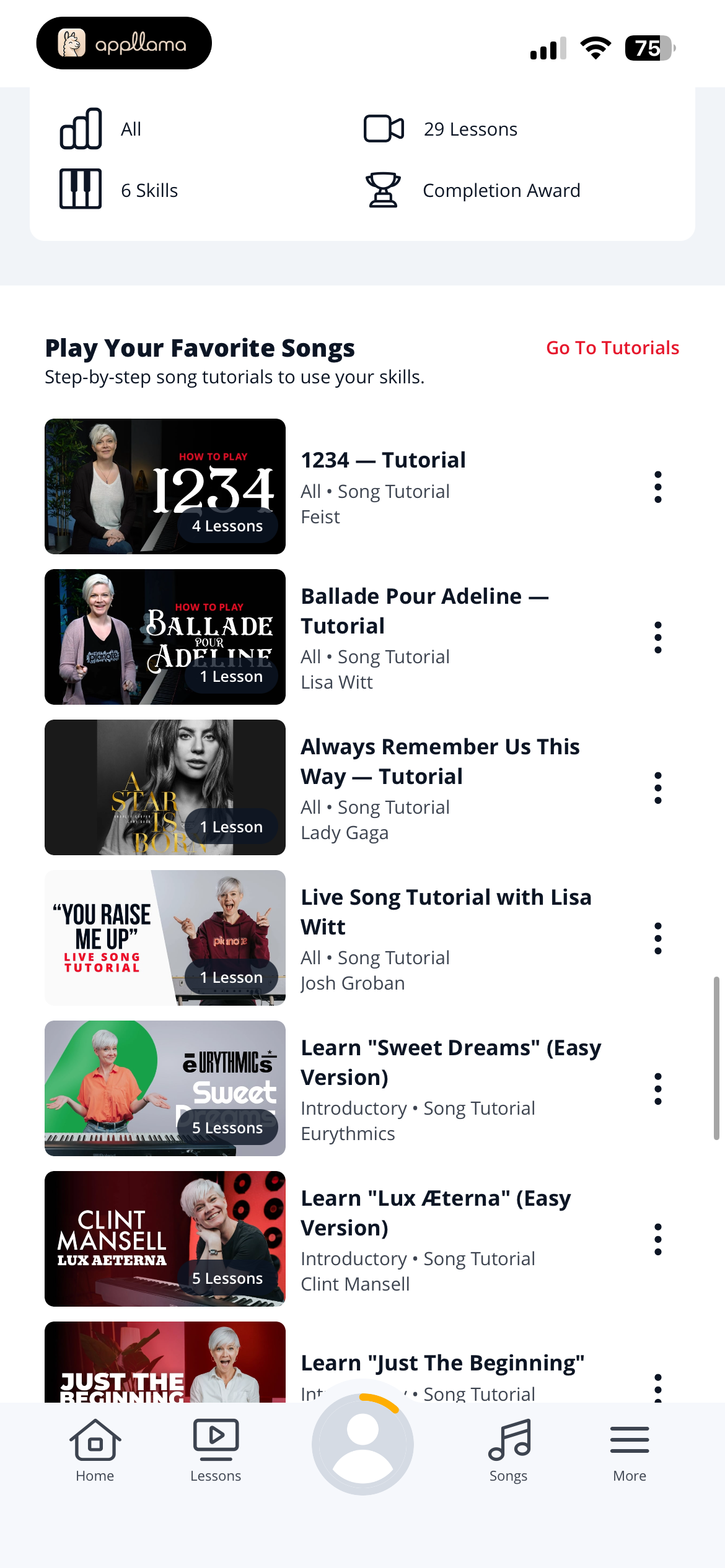 Method Song List