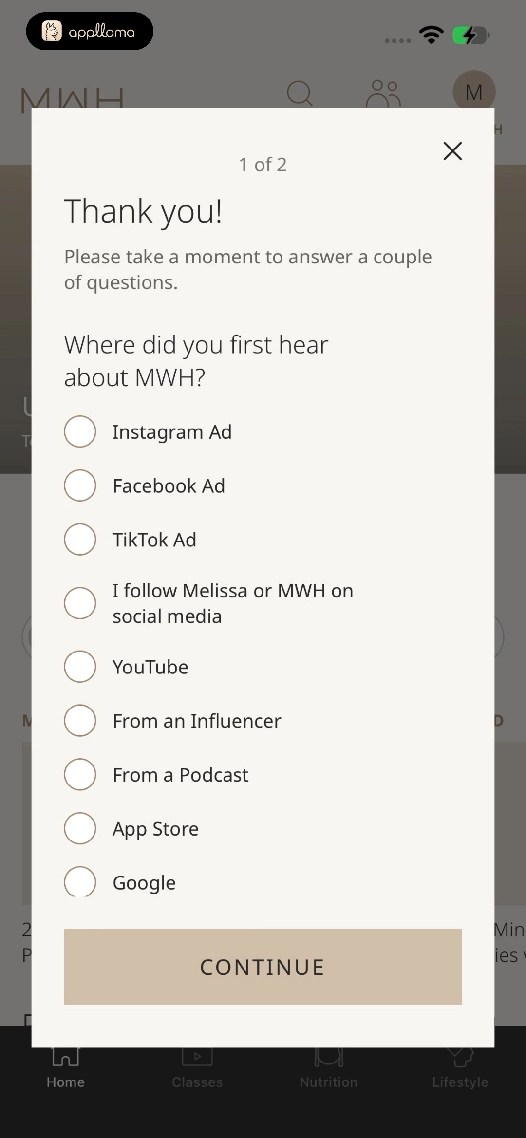 Onboarding Source Survey