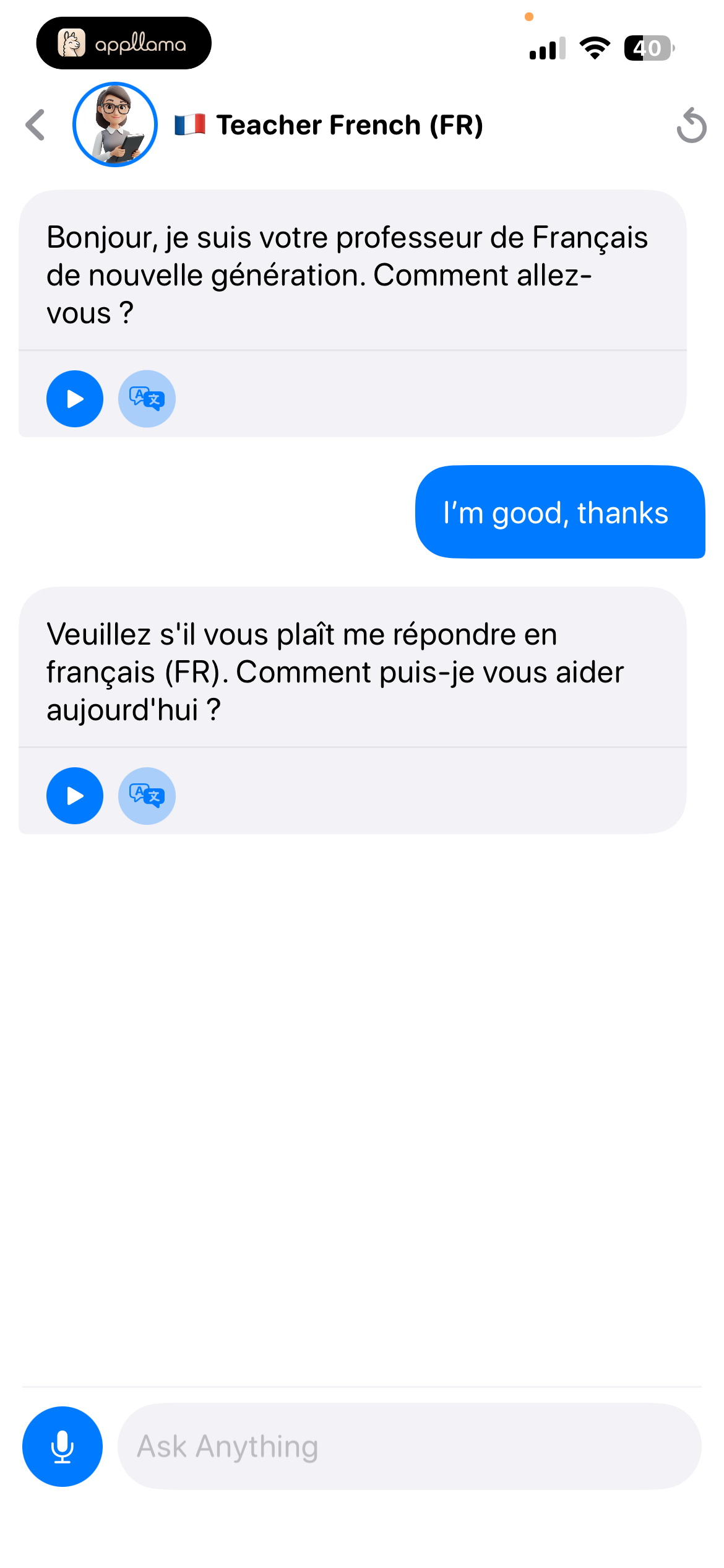 AI Tutor Chat