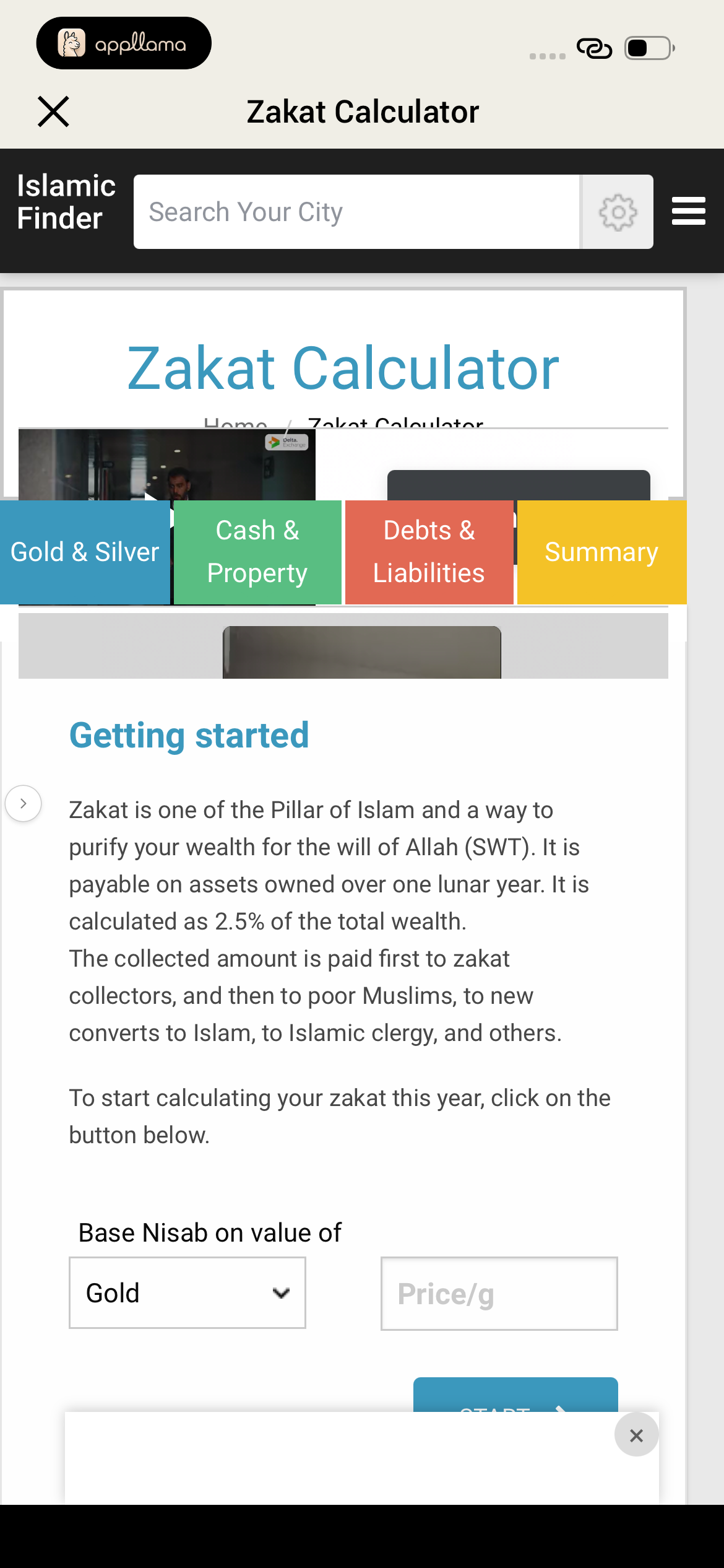 Zakat Calculator Intro
