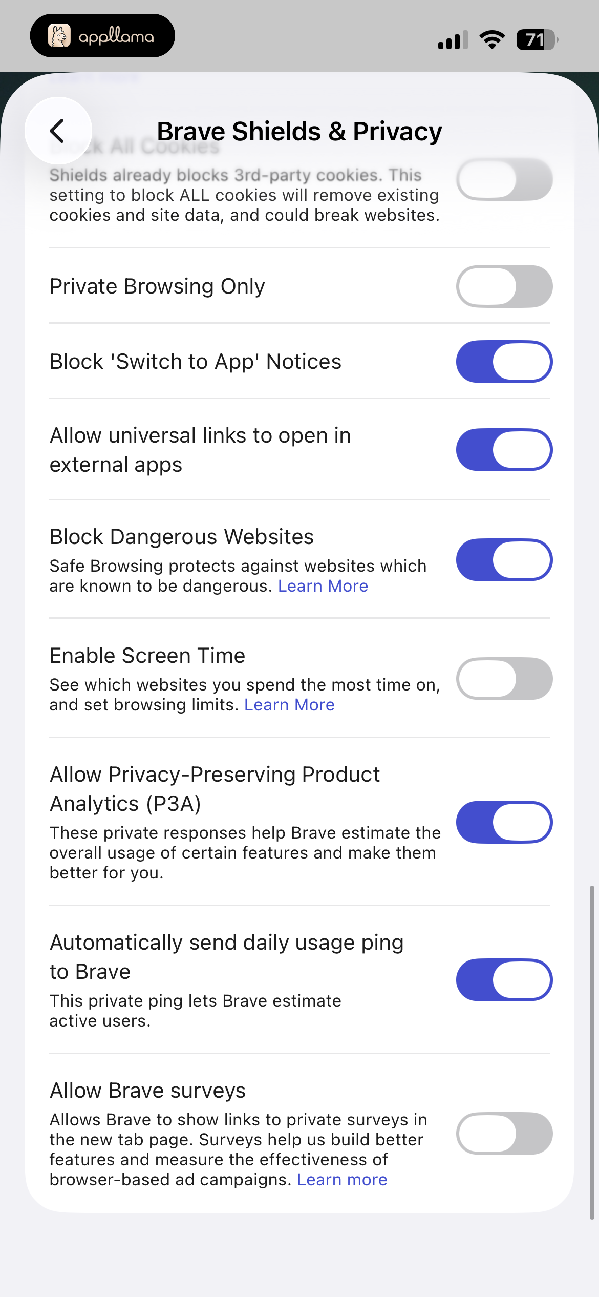 Shields & Privacy