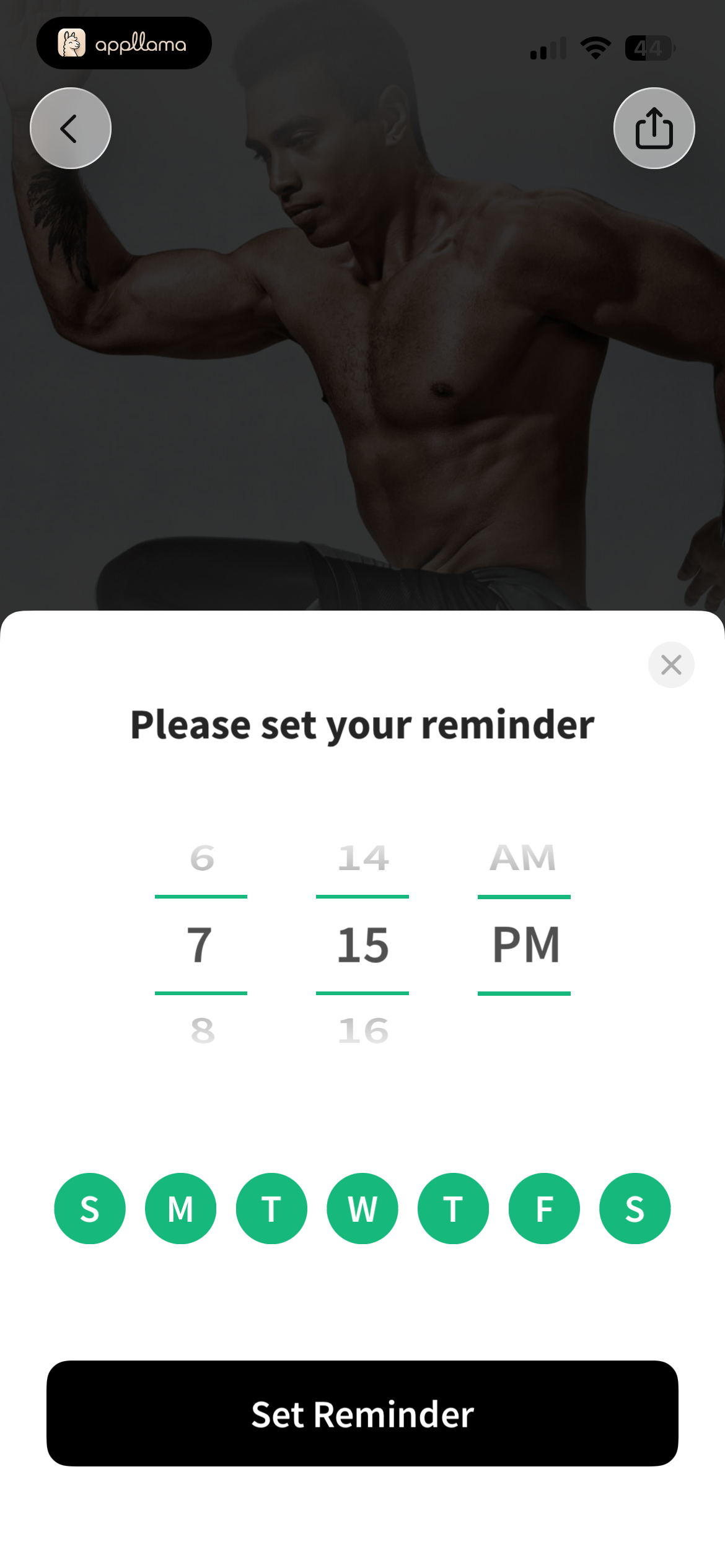 Workout Reminder