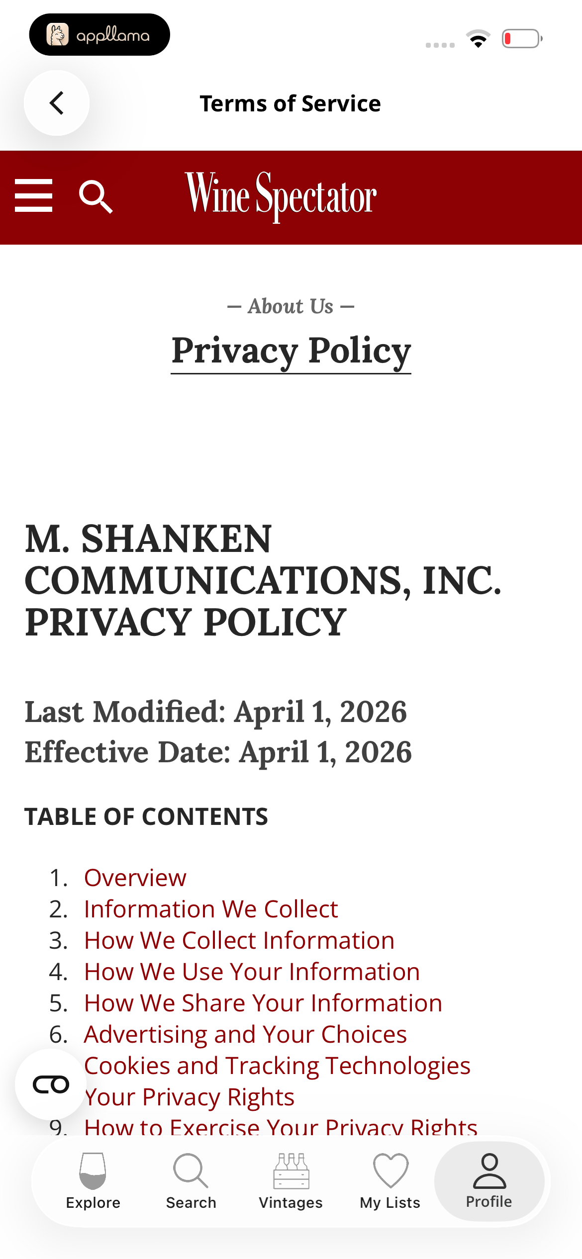 Privacy Policy