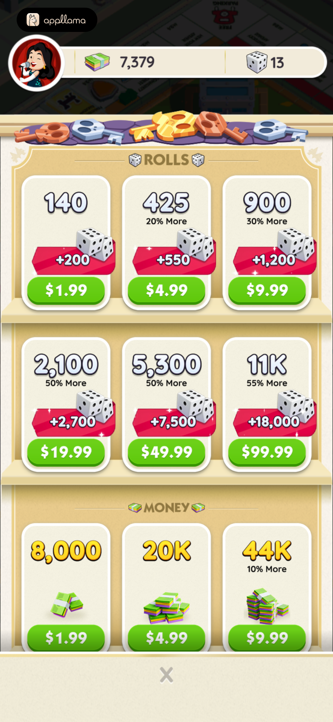 In-App Currency Store