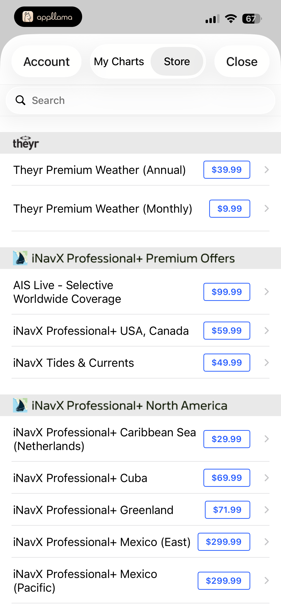 Store Catalog