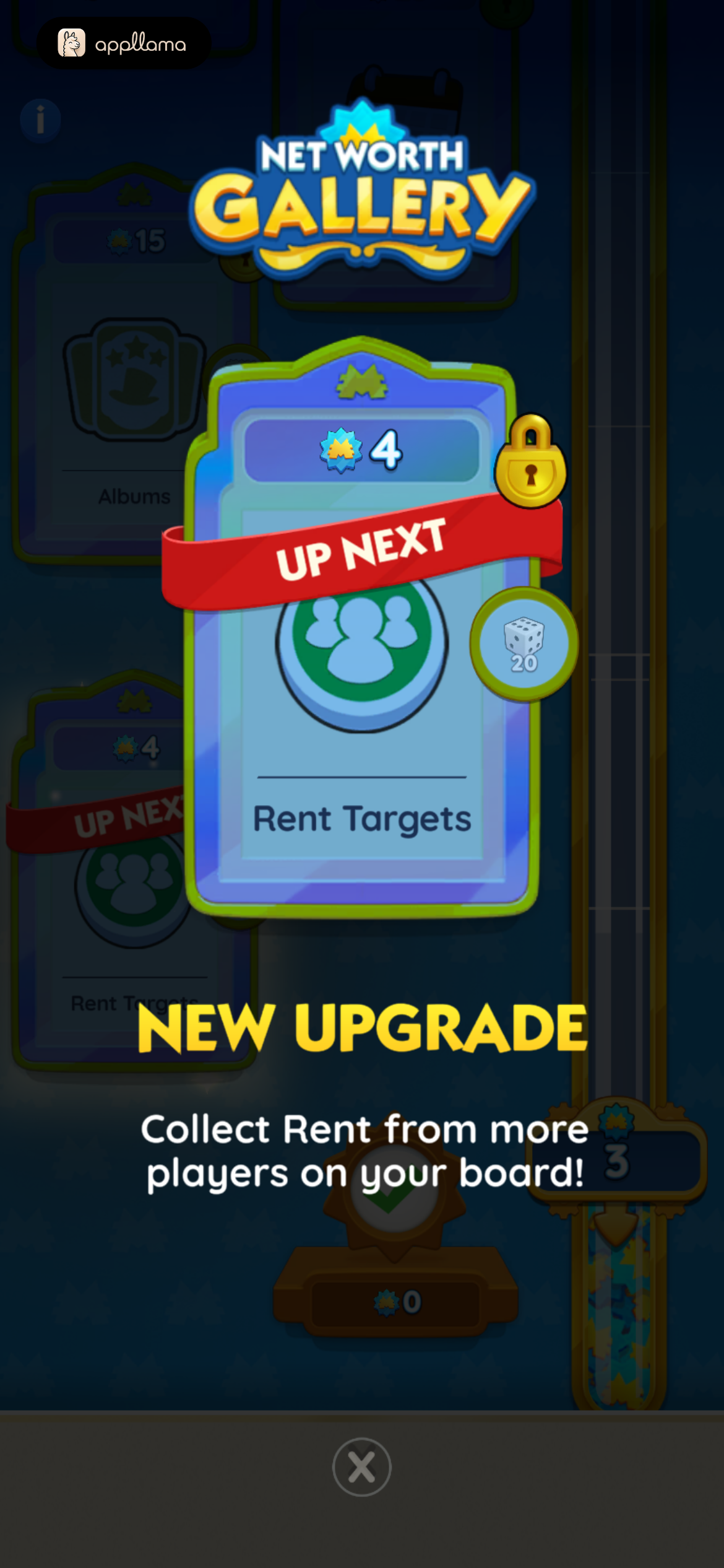 Net Worth Upgrade Info