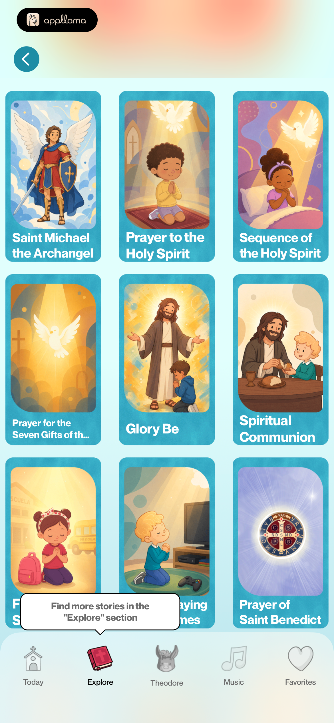 Prayer Card Grid