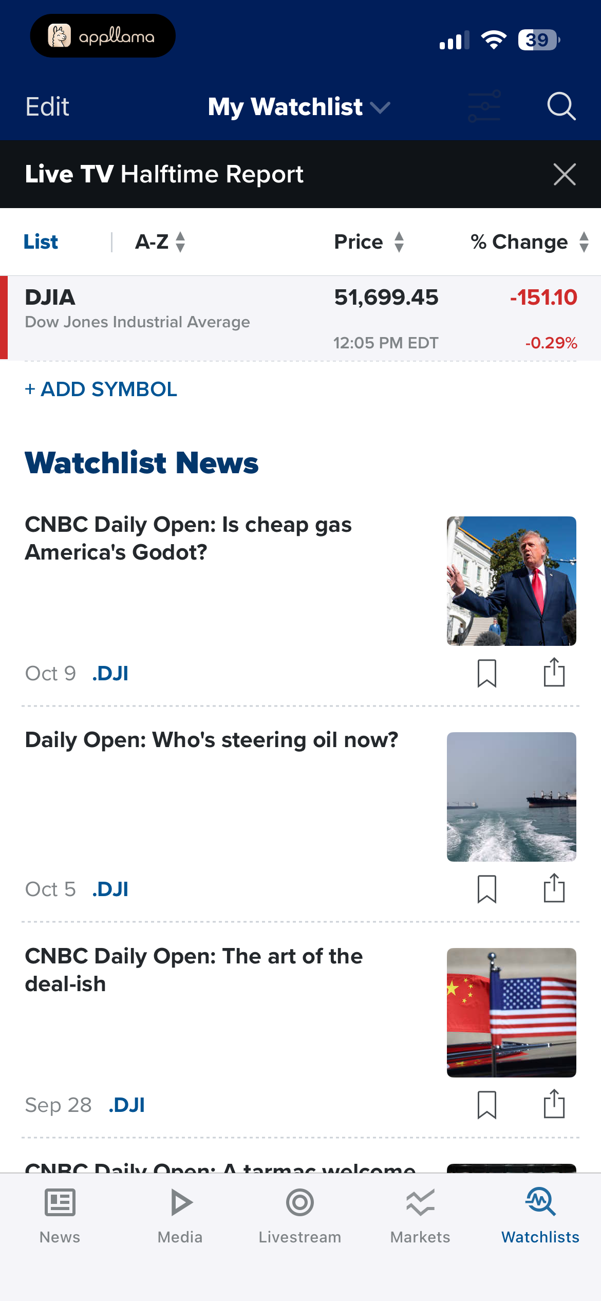 My Watchlist