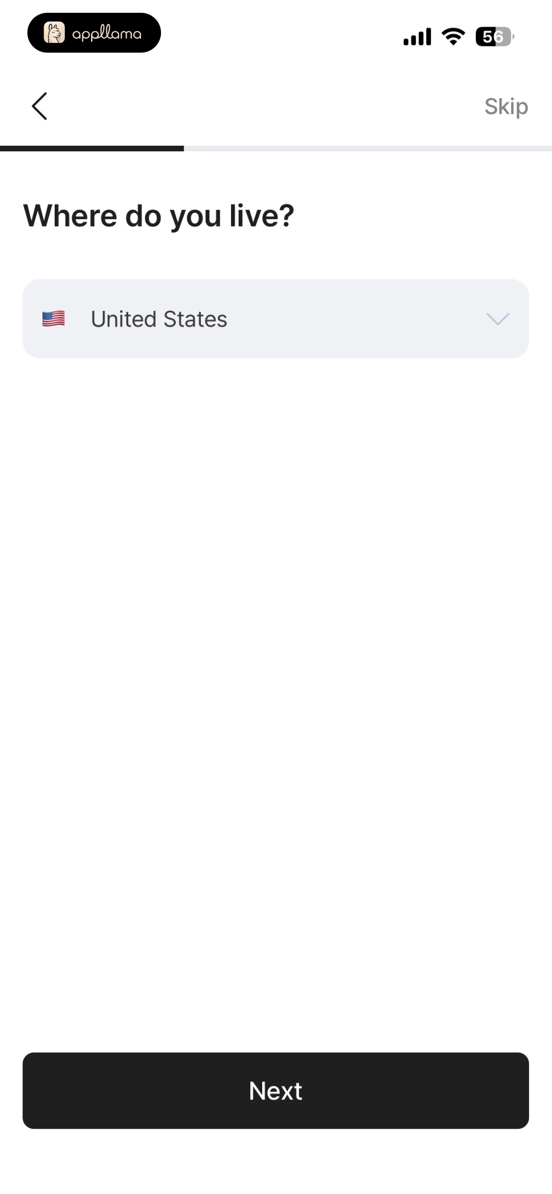 Country Selection