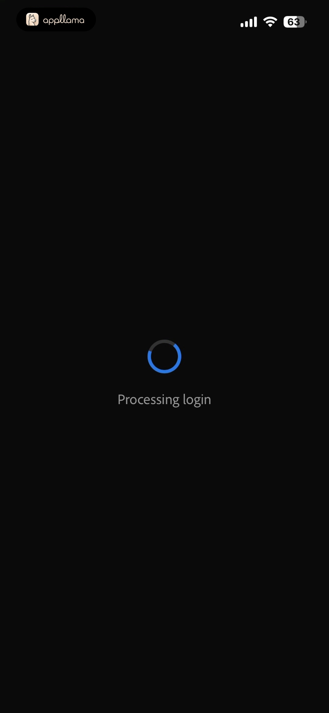 Login Processing