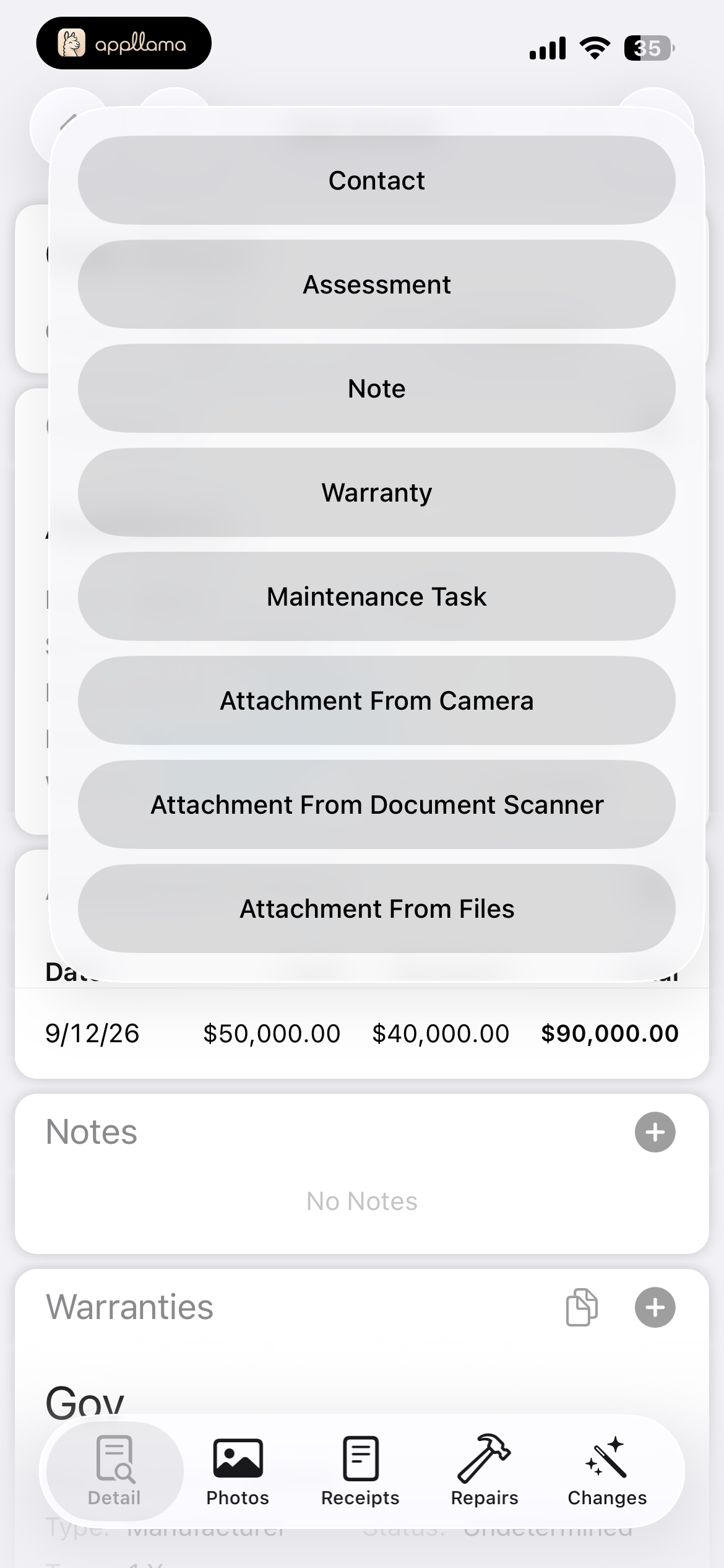 Add Content Menu