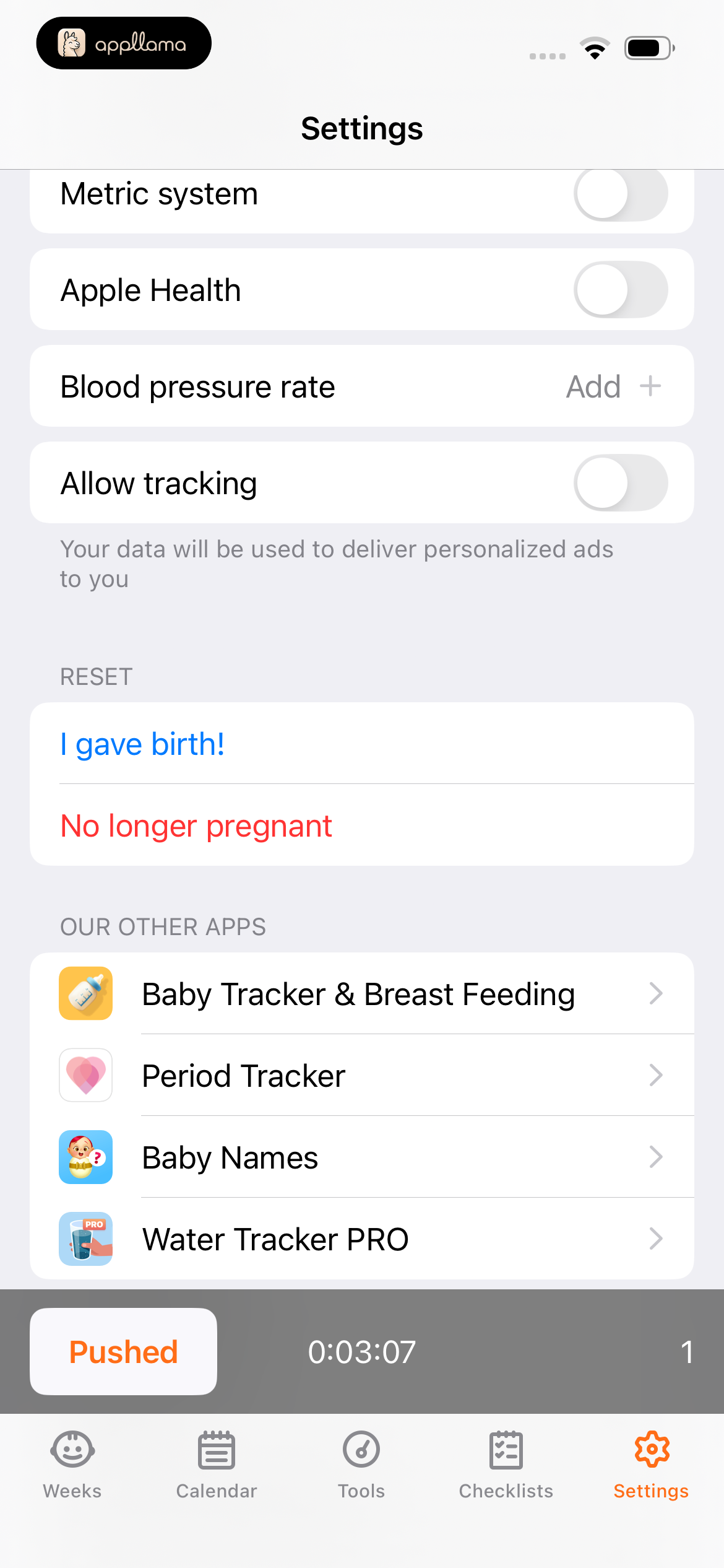 Settings Preferences