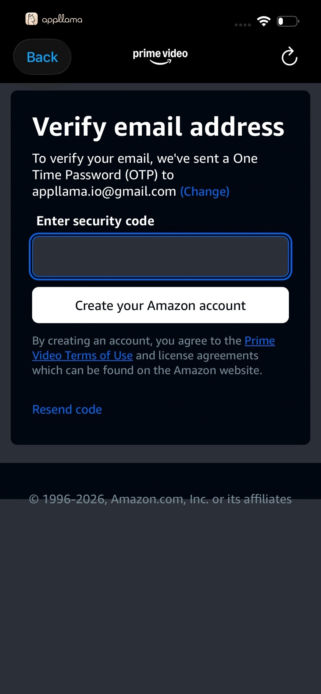 Email Verification