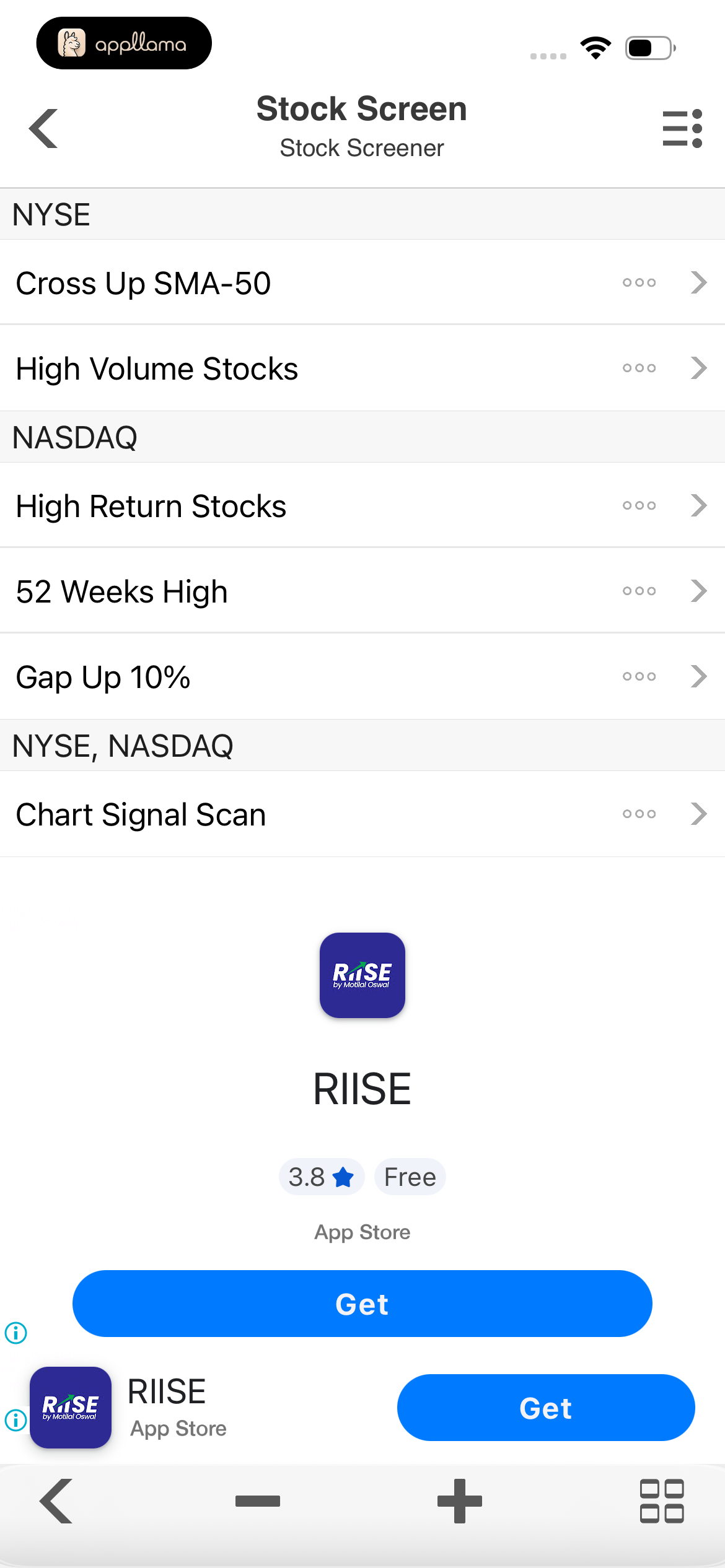 Stock Screen Presets