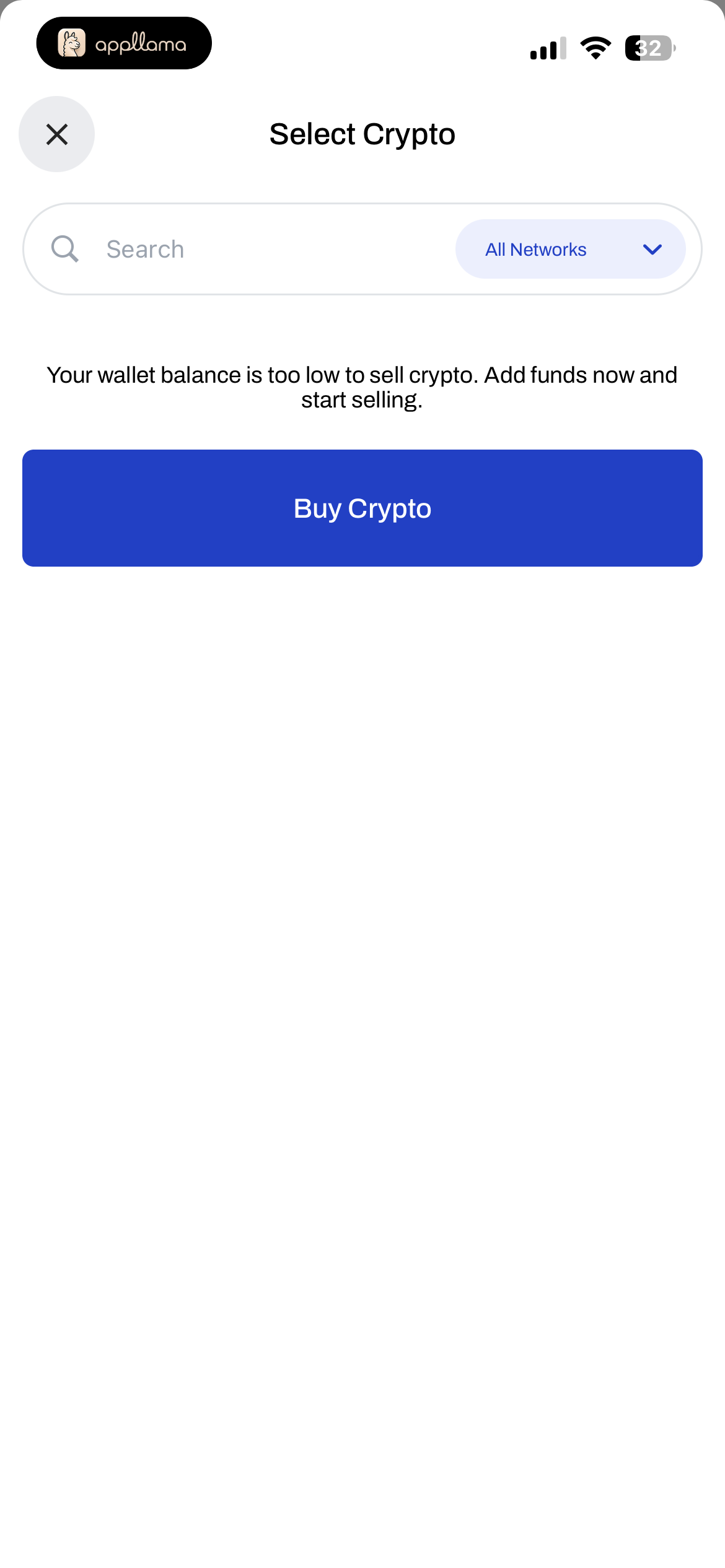 Buy Crypto Setup