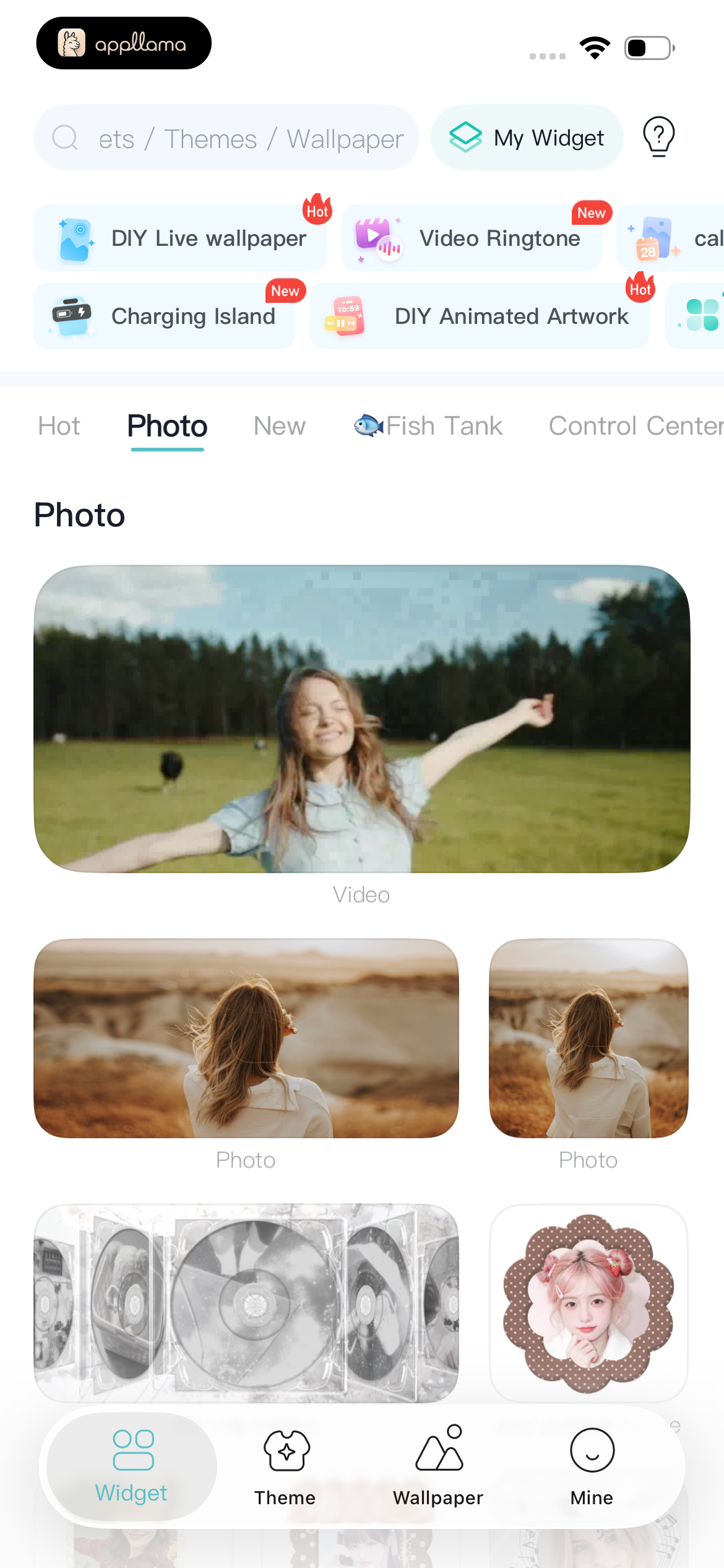 Photo Widget Gallery