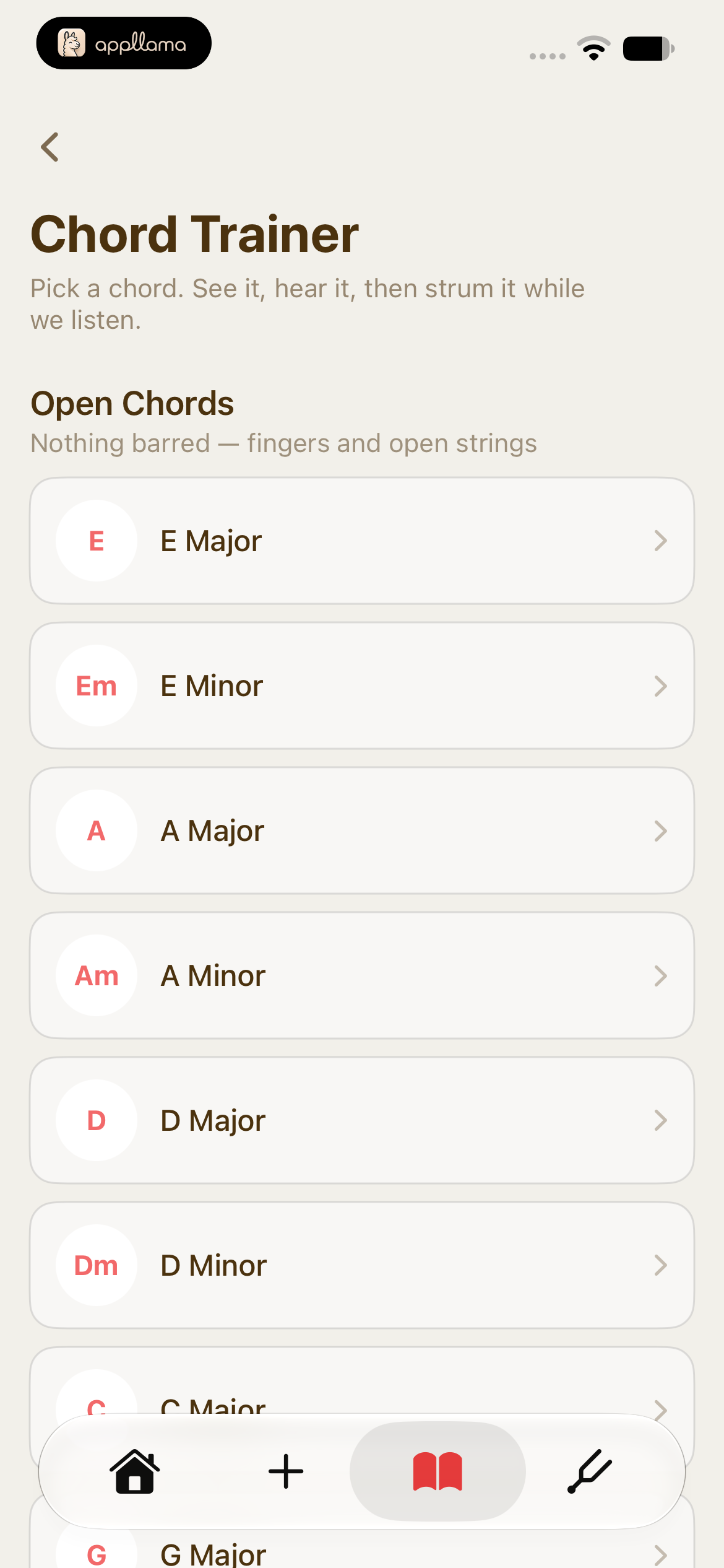 Chord Trainer