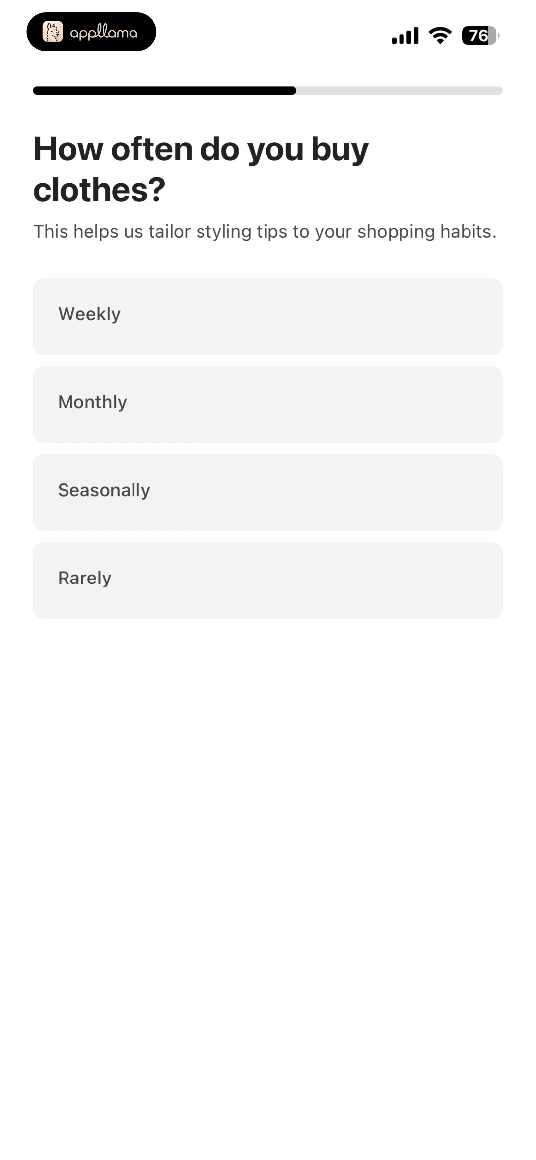 Shopping Frequency