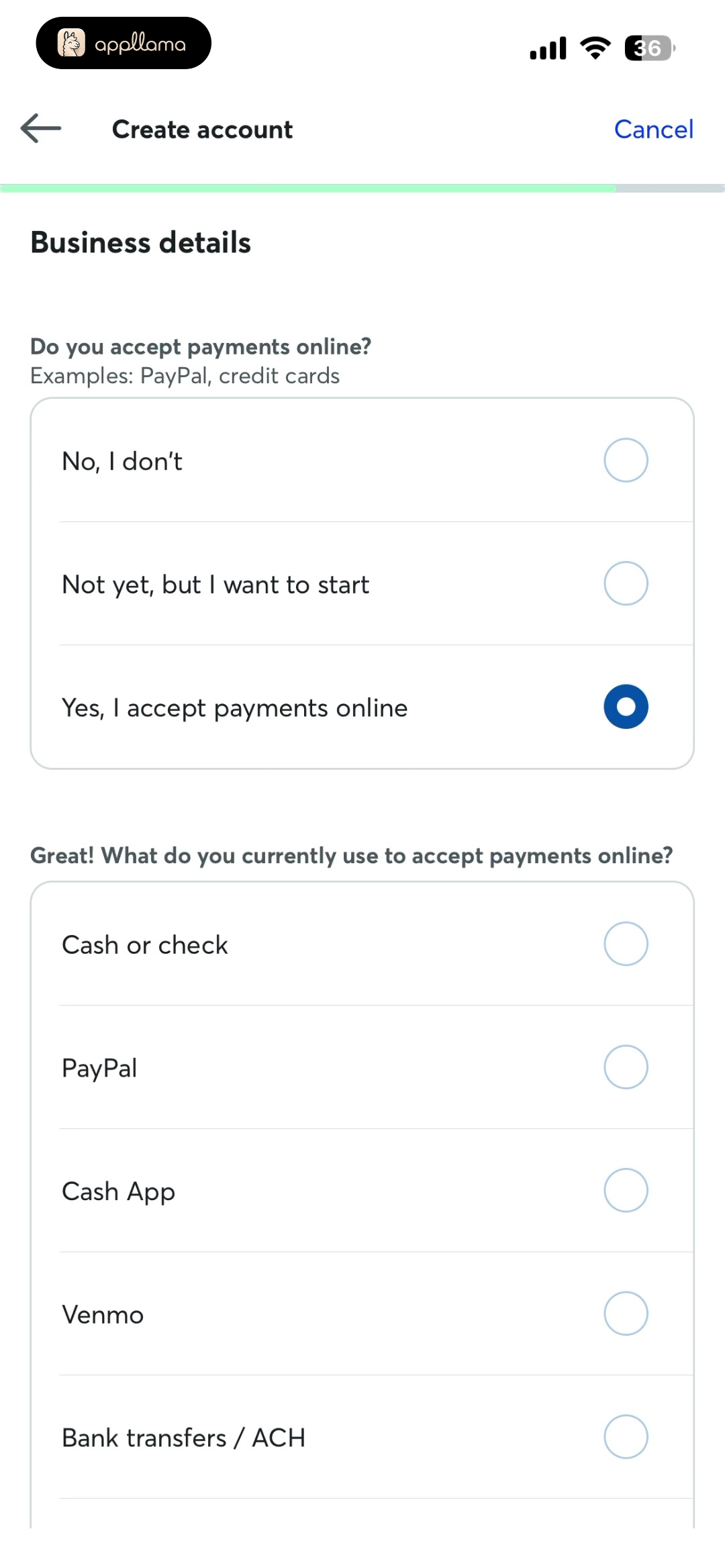 Online Payments Setup