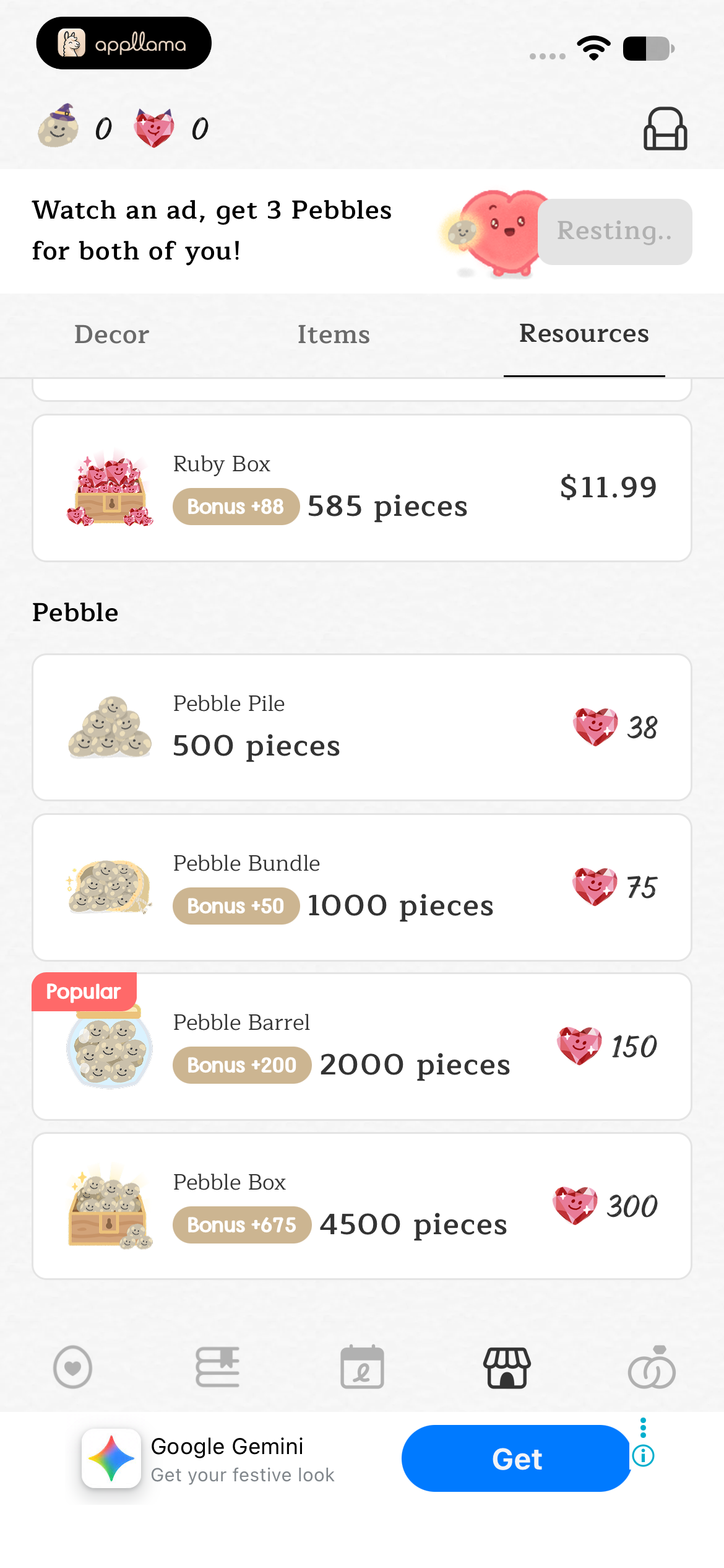 Resource Bundles Catalog