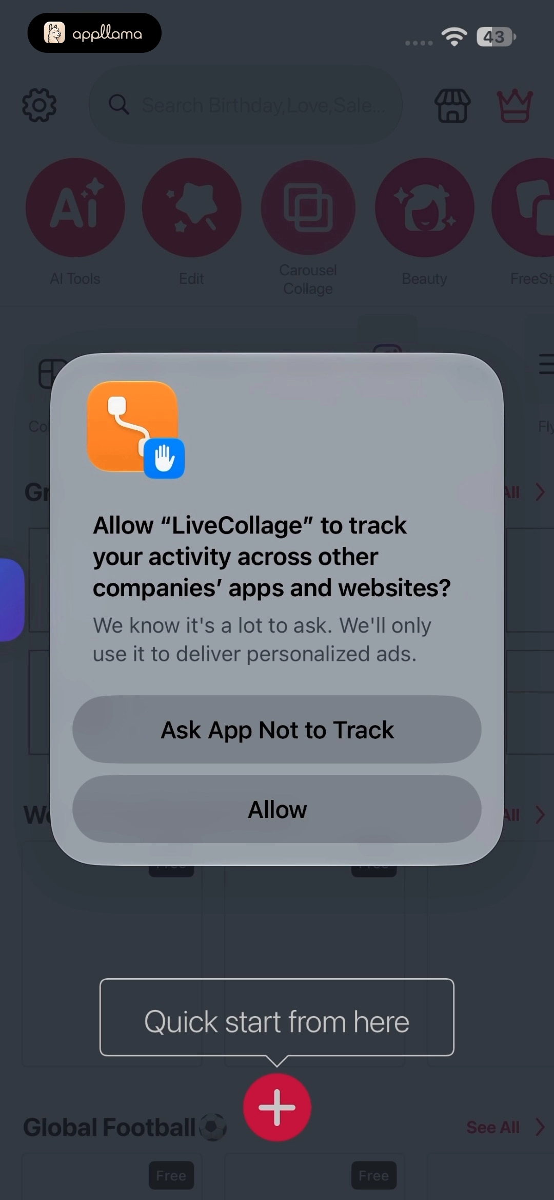 Tracking Permission
