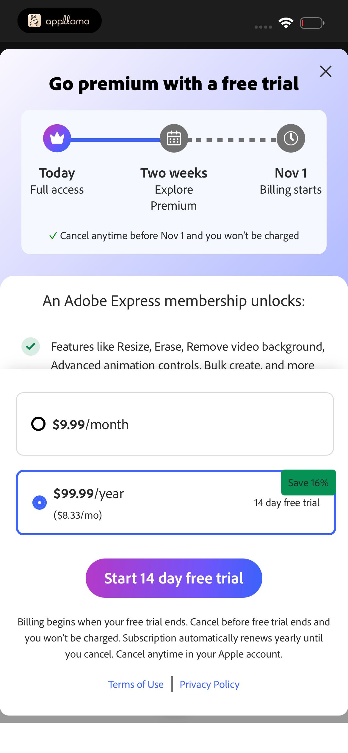Subscription Offer