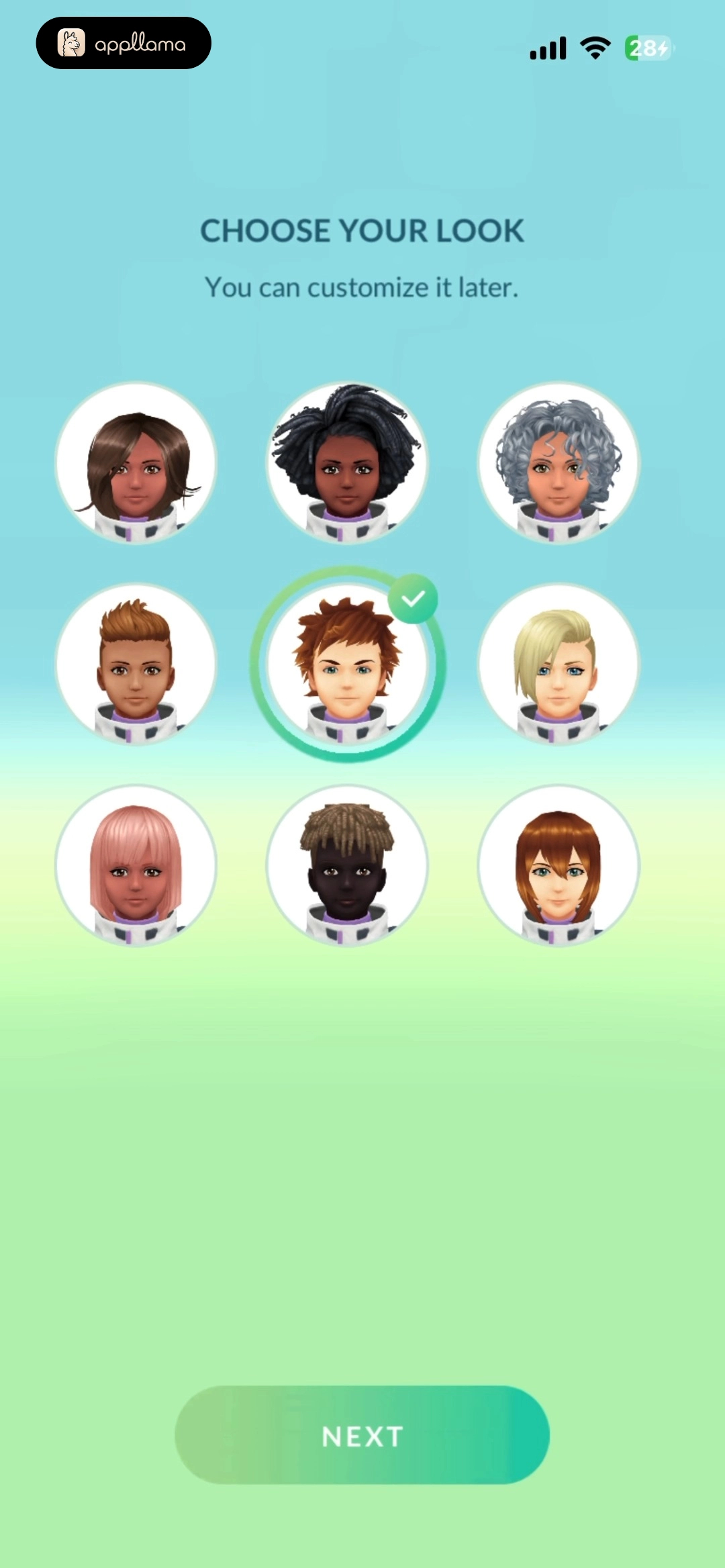 Avatar Appearance Select