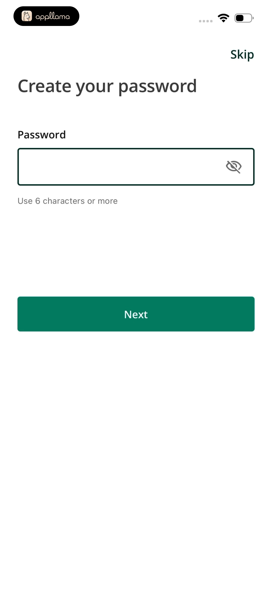 Password Creation