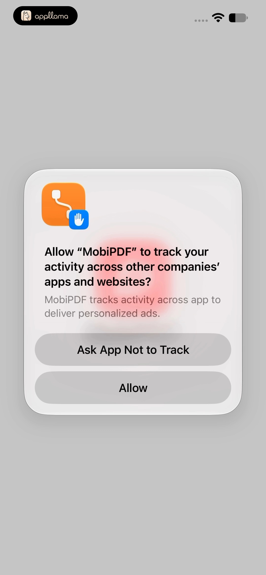 App Tracking Permission