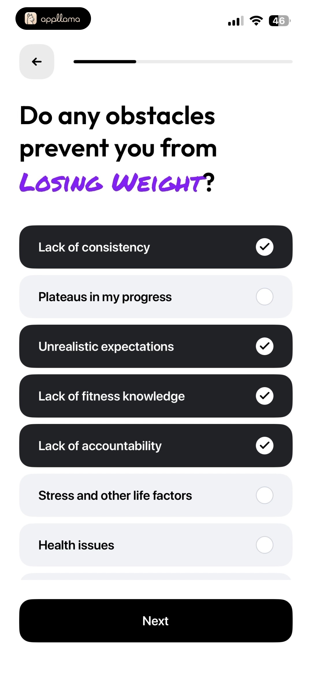 Weight Loss Obstacles