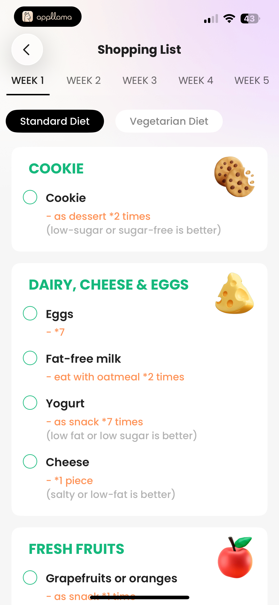 Food Preferences